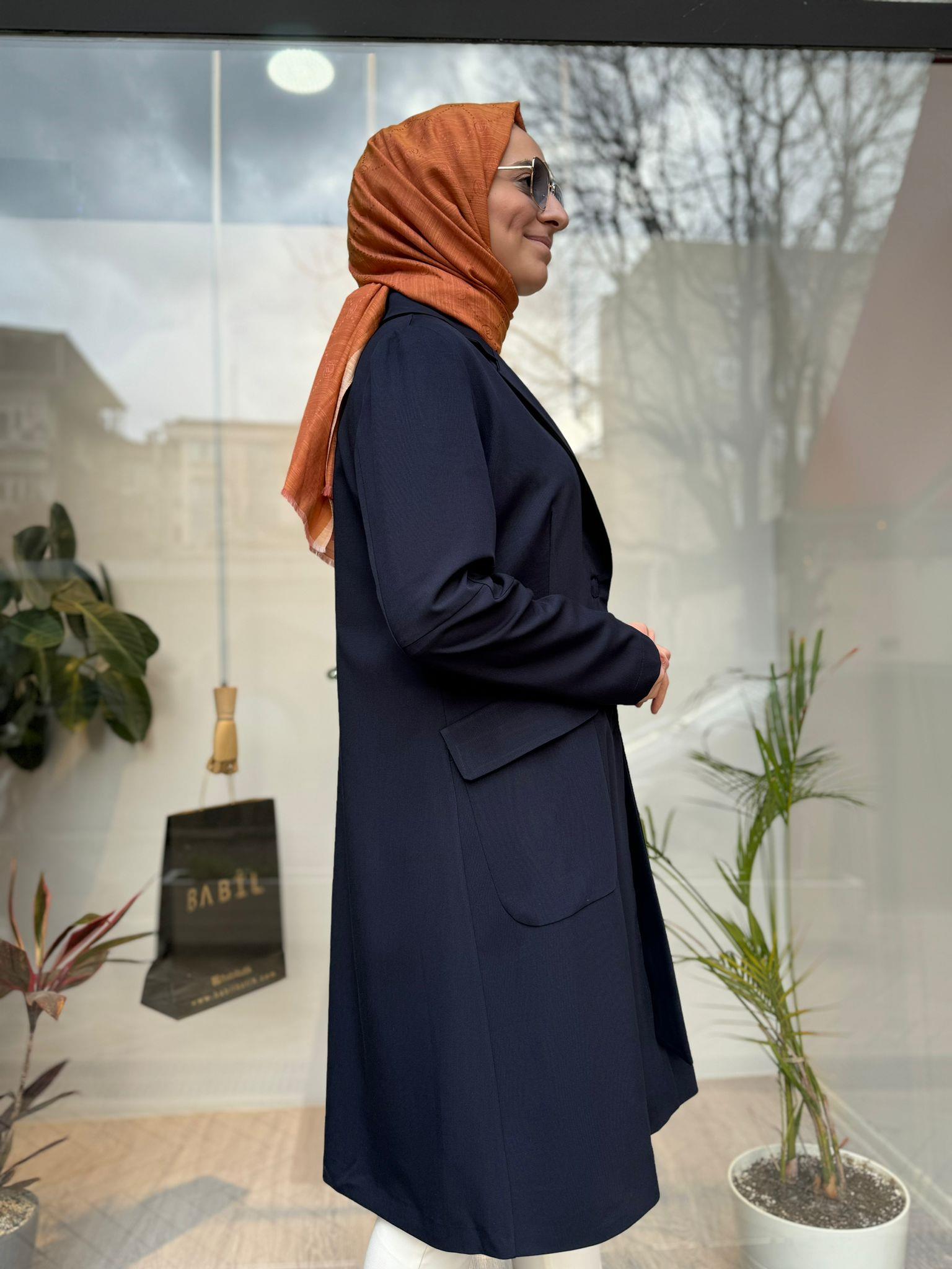 Misswhence Blazer Ceket Lacivert 35203