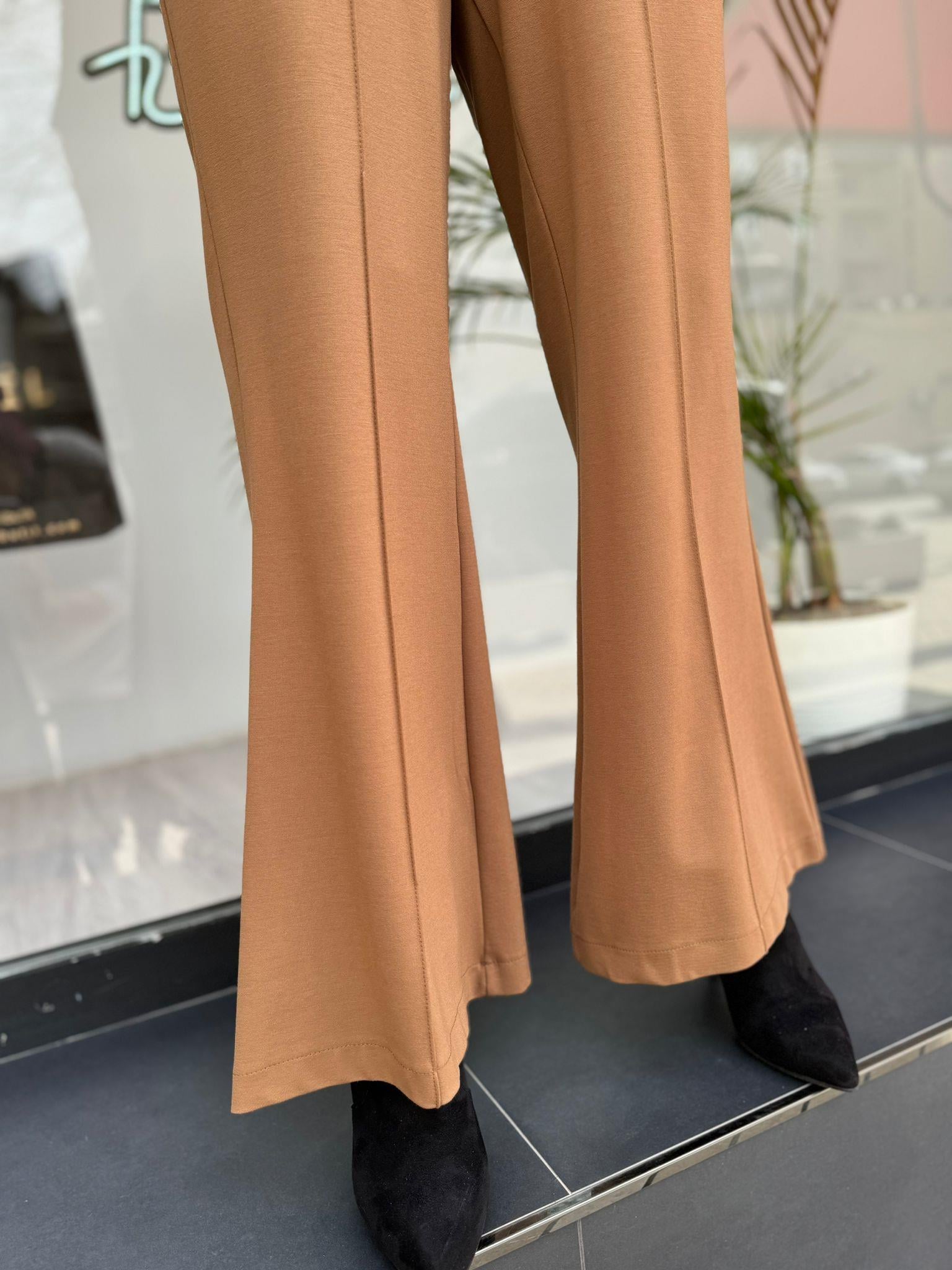 Misswhence Bol Paça Pantolon Camel 34129