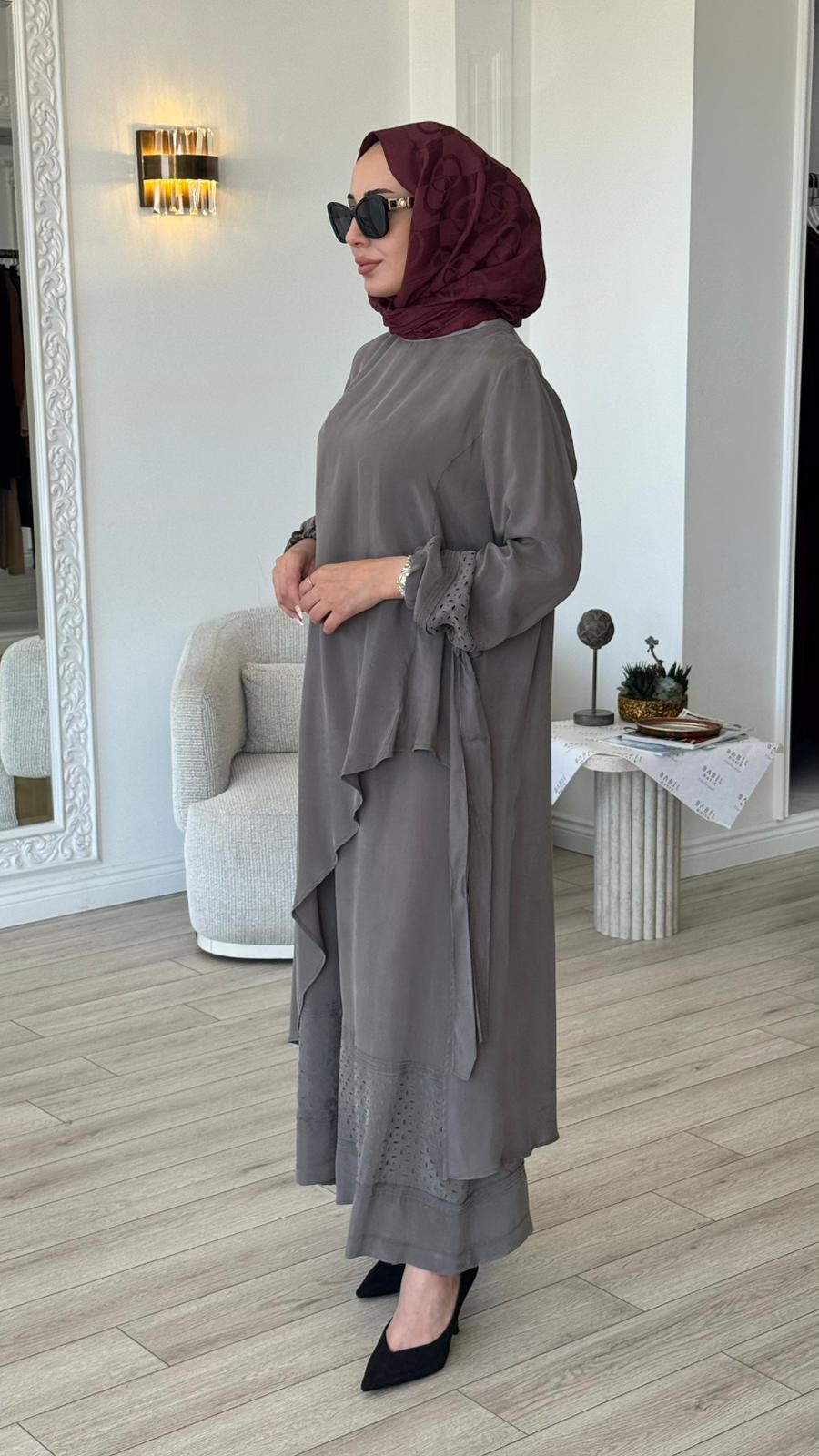 Misswhence Çapraz Kesim Uzun Takım 39003