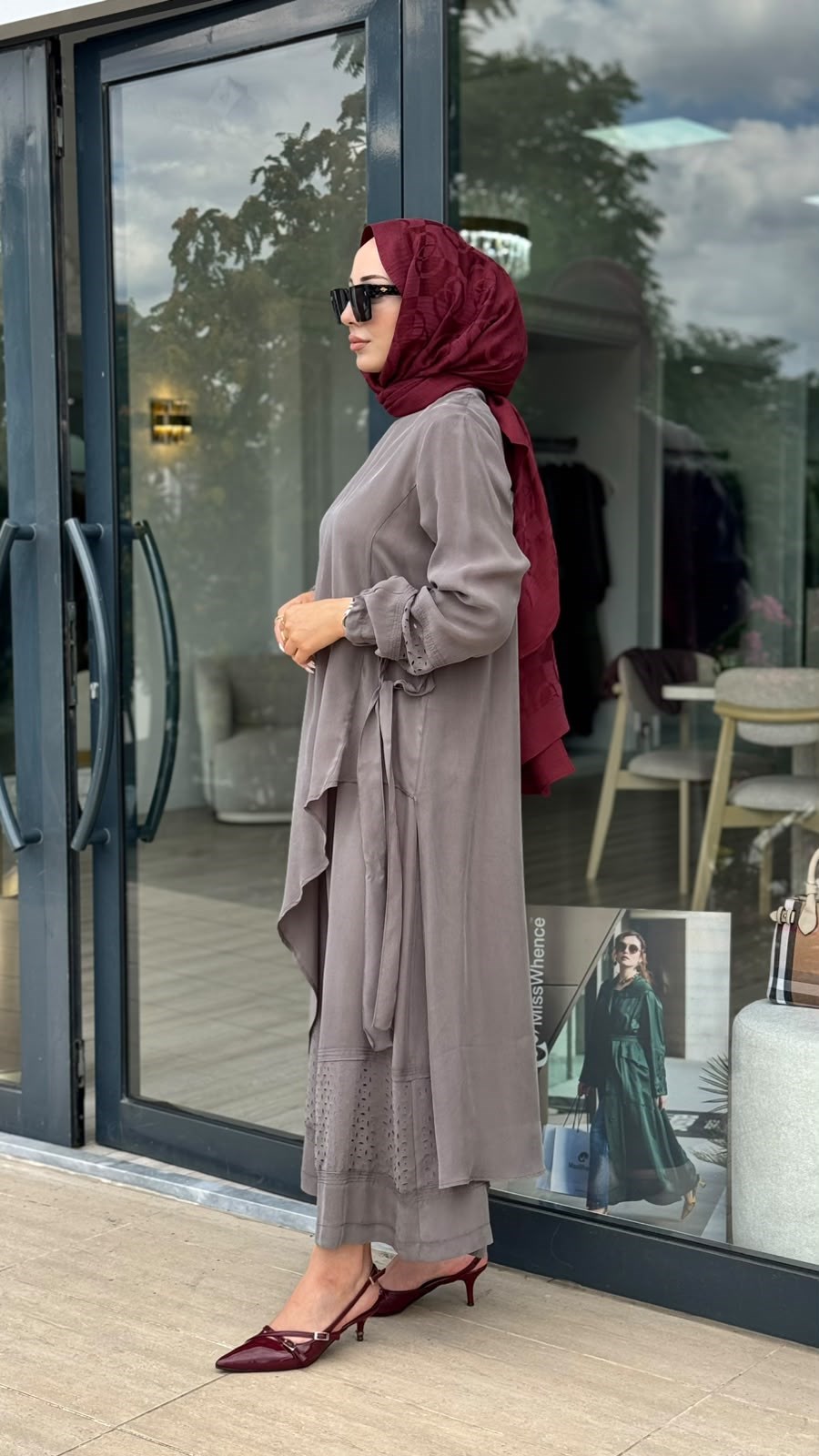 Misswhence Çapraz Kesim Uzun Takım 39003