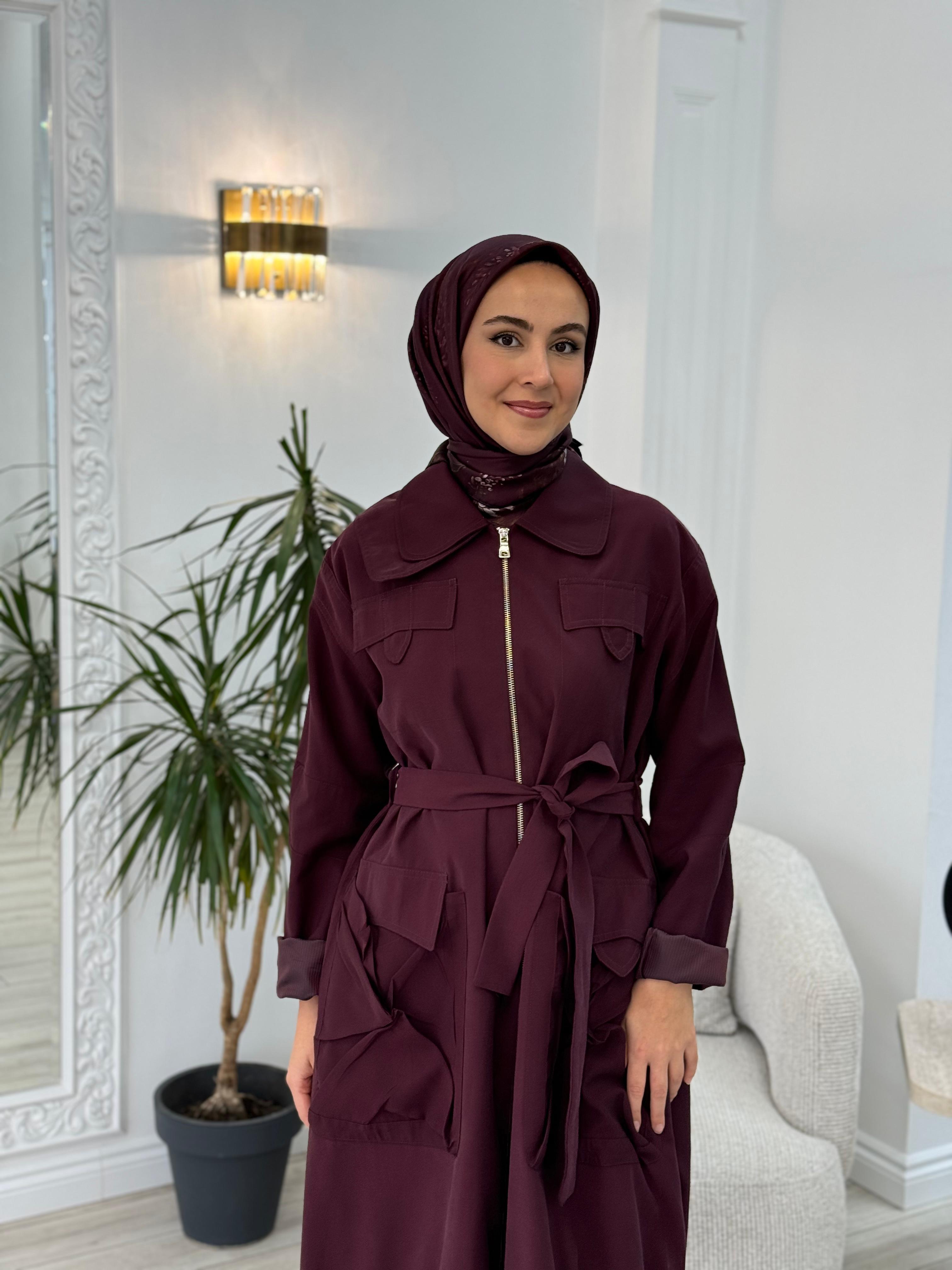 Misswhence Cep Detaylı Kap Bordo 36404