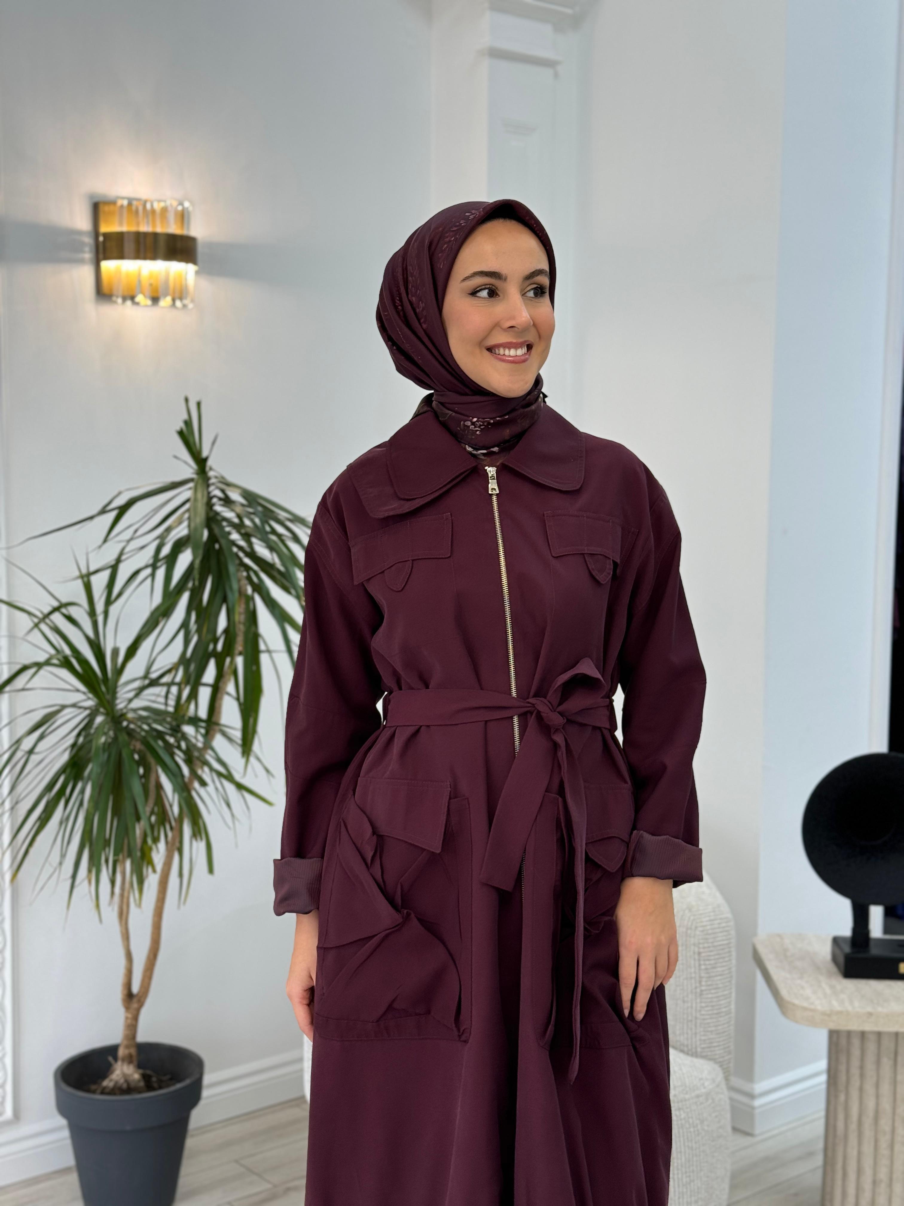 Misswhence Cep Detaylı Kap Bordo 36404