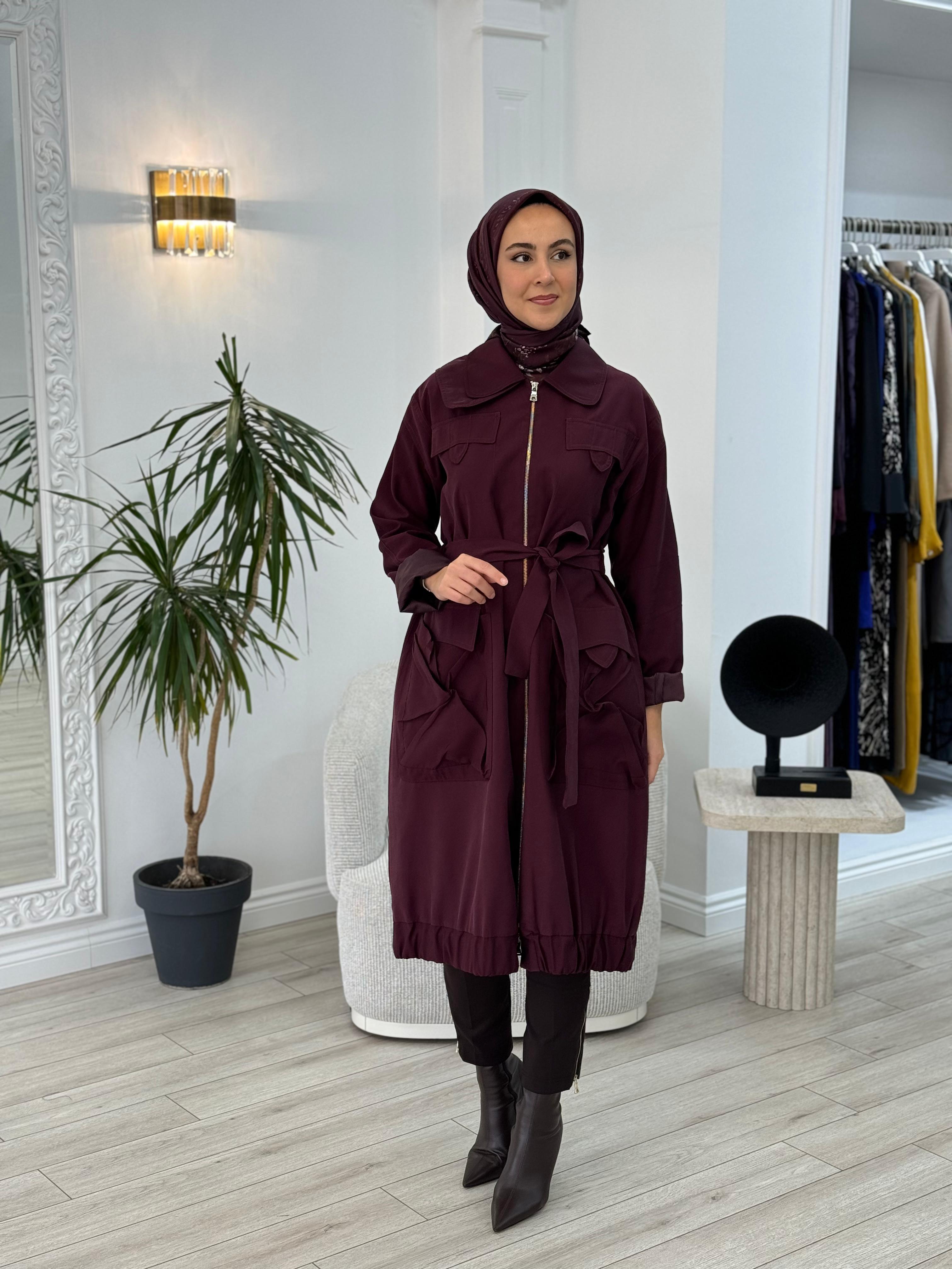 Misswhence Cep Detaylı Kap Bordo 36404