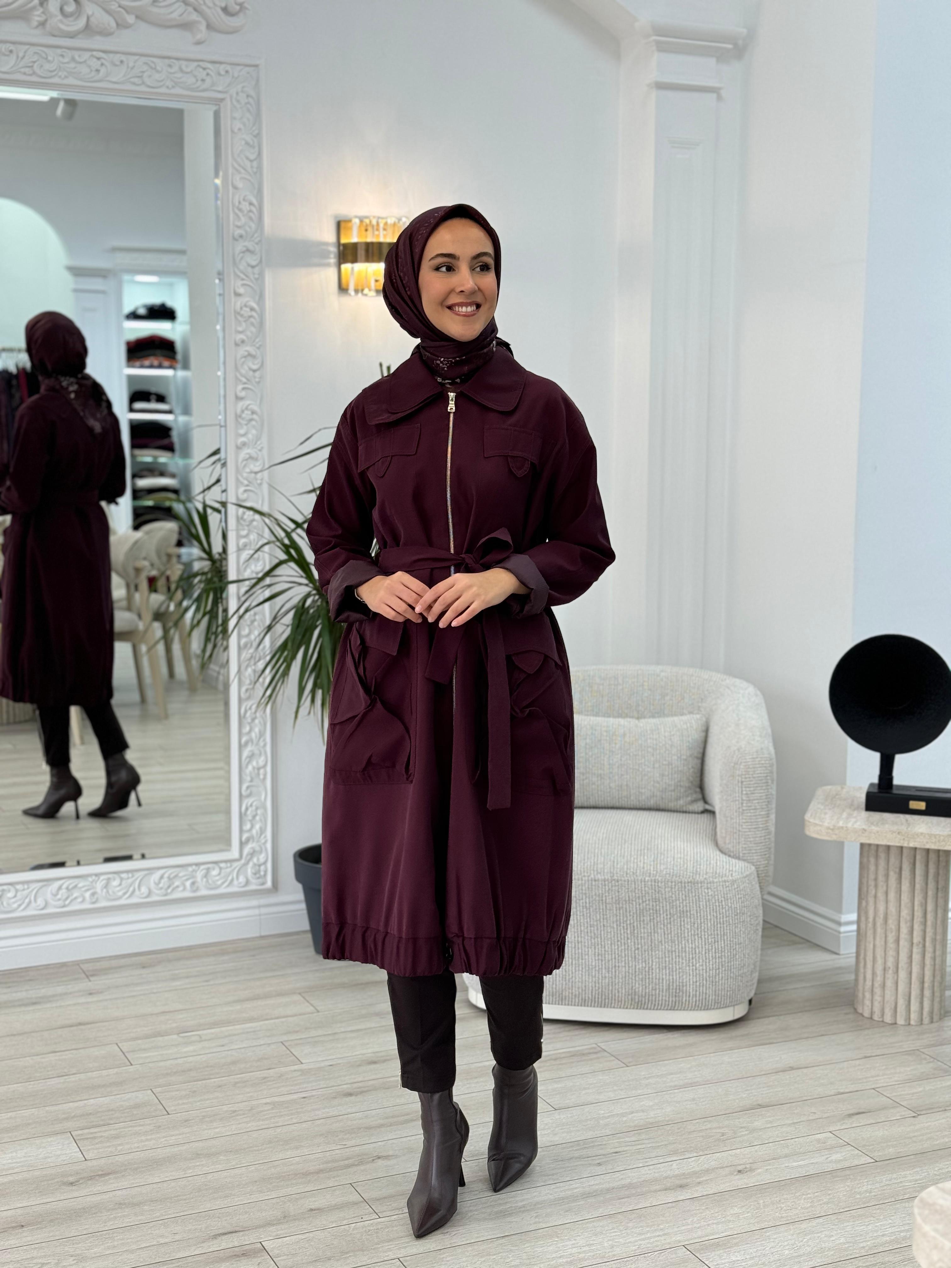 Misswhence Cep Detaylı Kap Bordo 36404