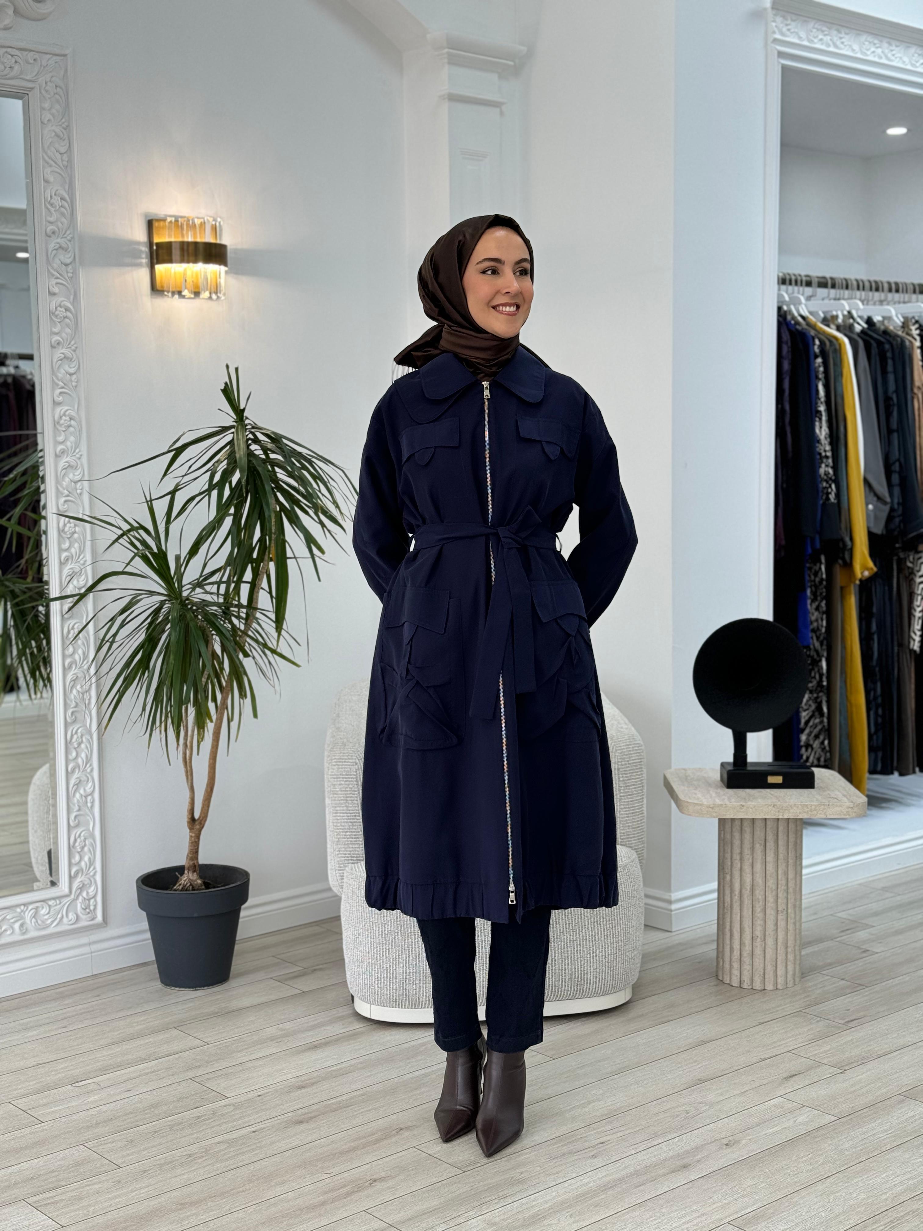 Misswhence Cep Detaylı Kap Lacivert 36404