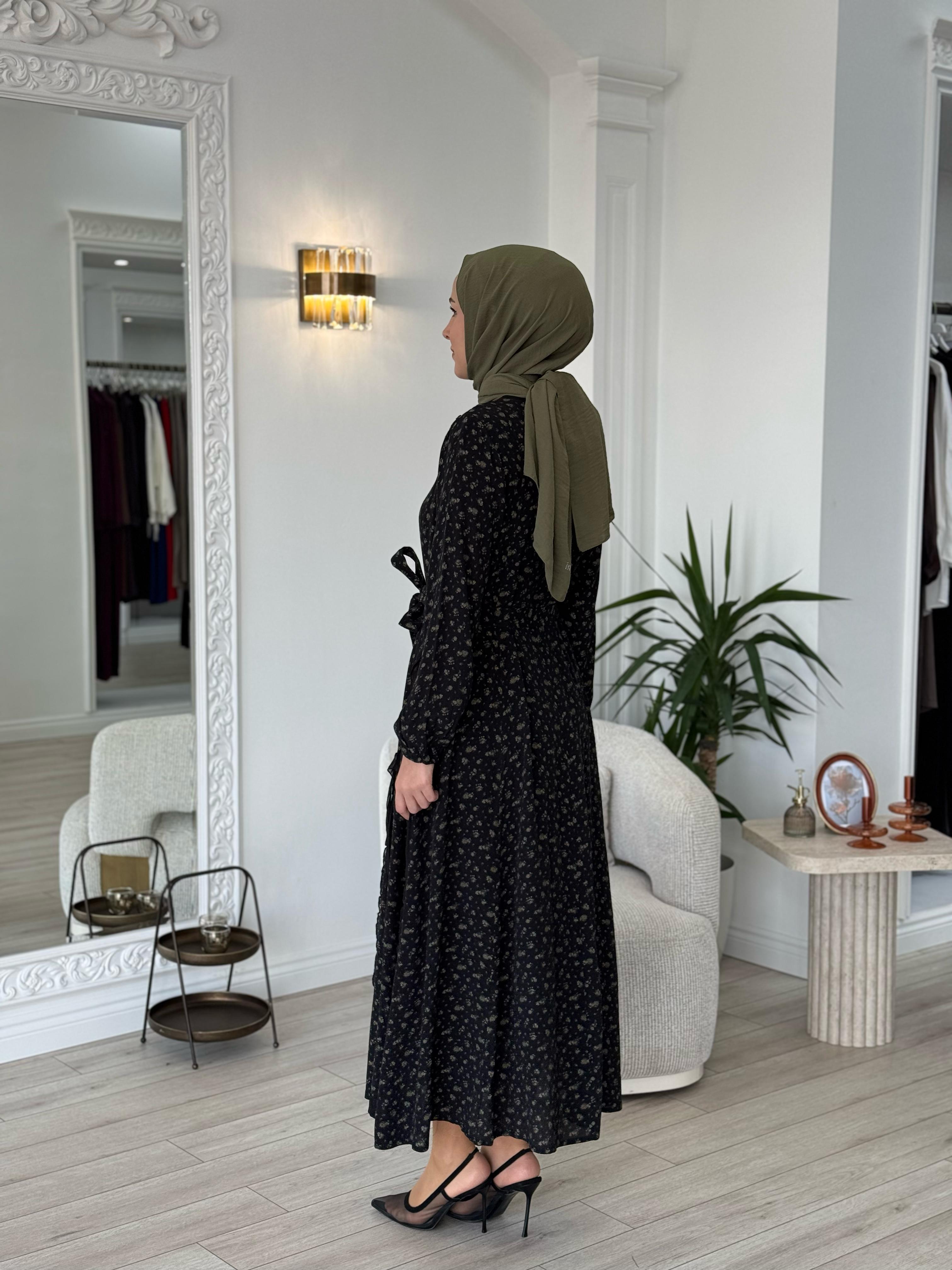 Misswhence Çiçek Desenli Elbise 37813