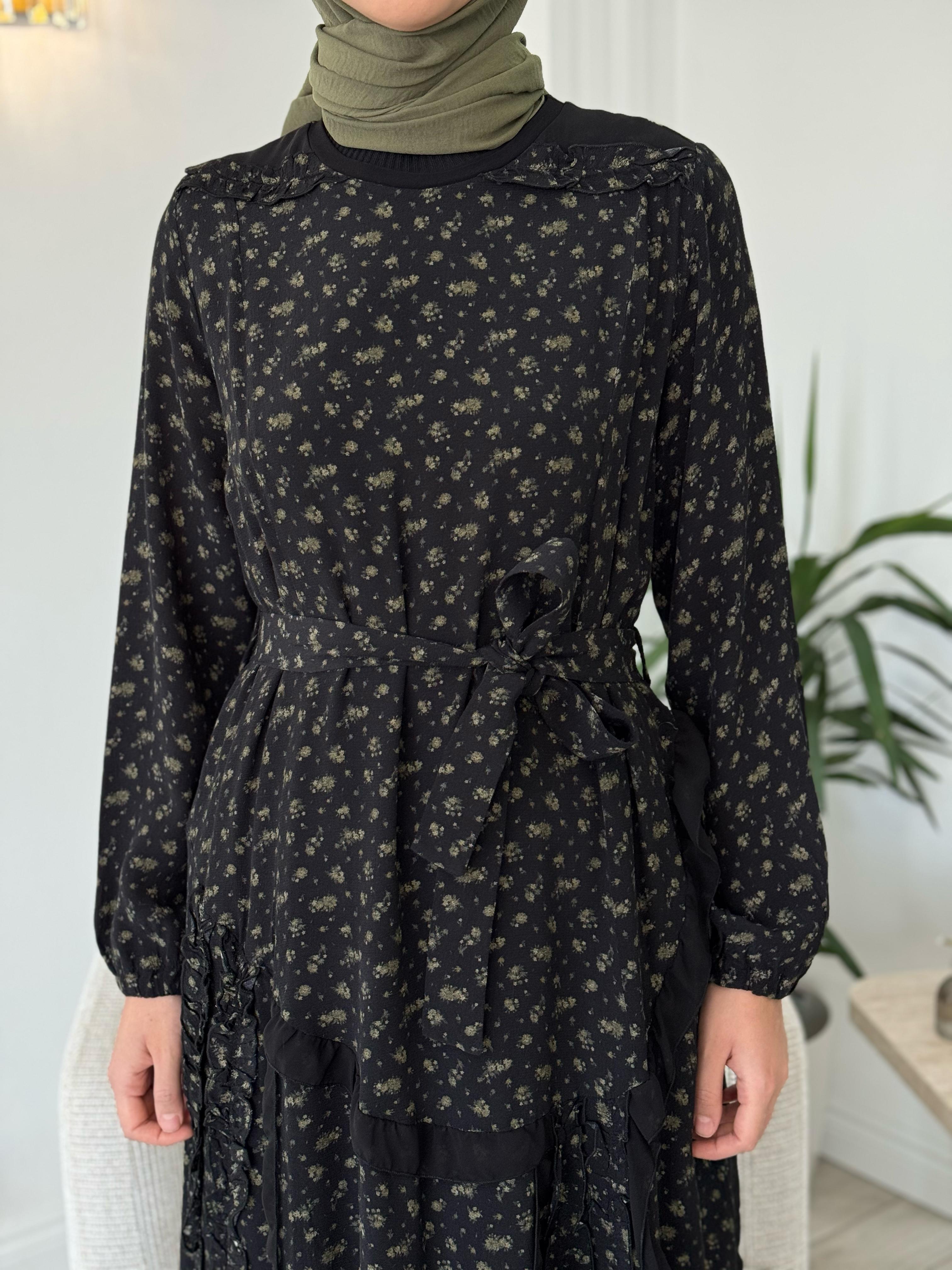 Misswhence Çiçek Desenli Elbise 37813
