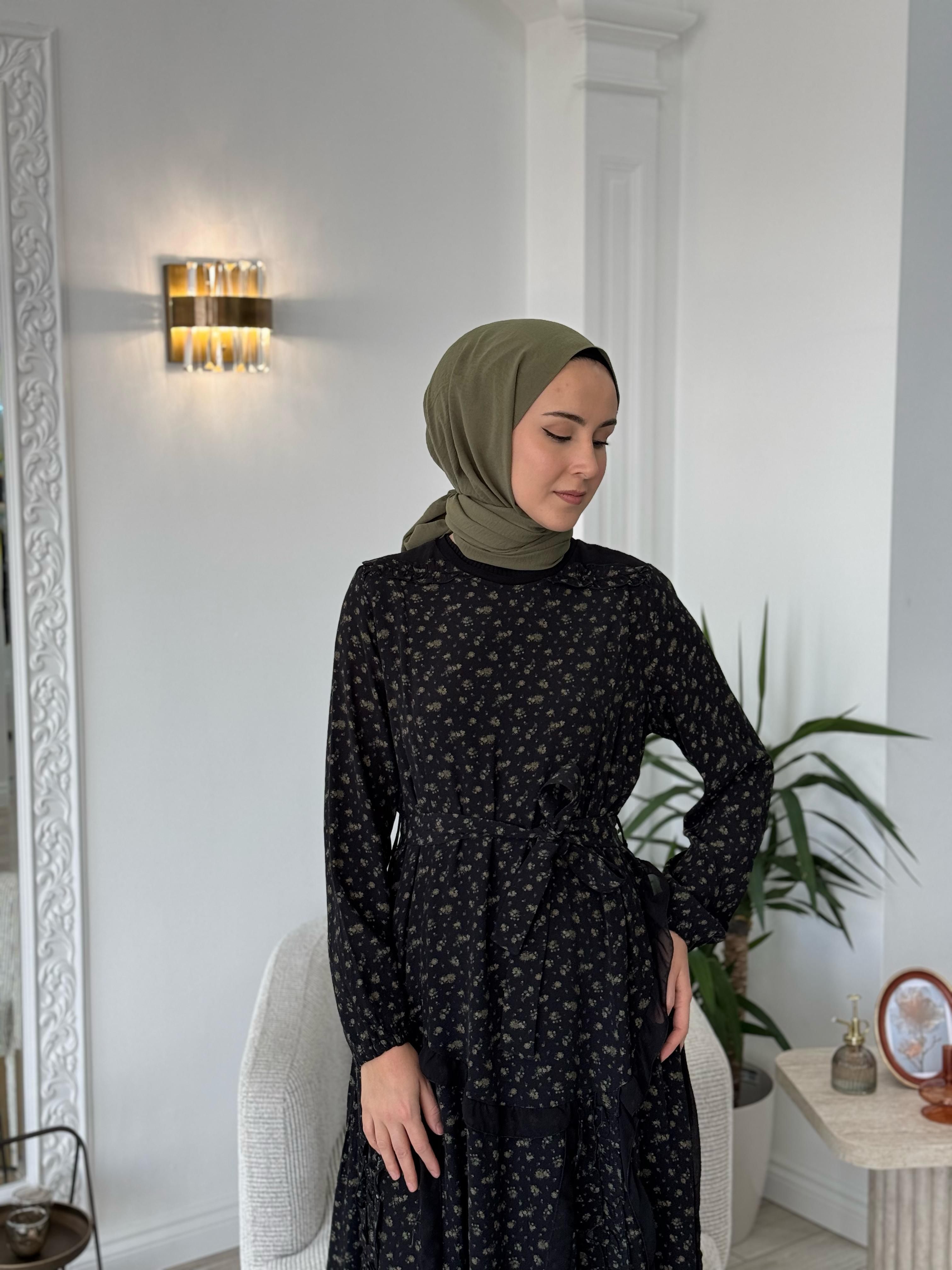 Misswhence Çiçek Desenli Elbise 37813