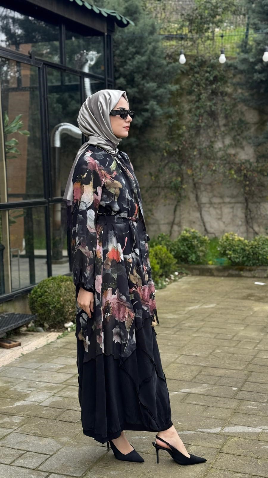 Misswhence Çiçek Desenli Elbise 39802