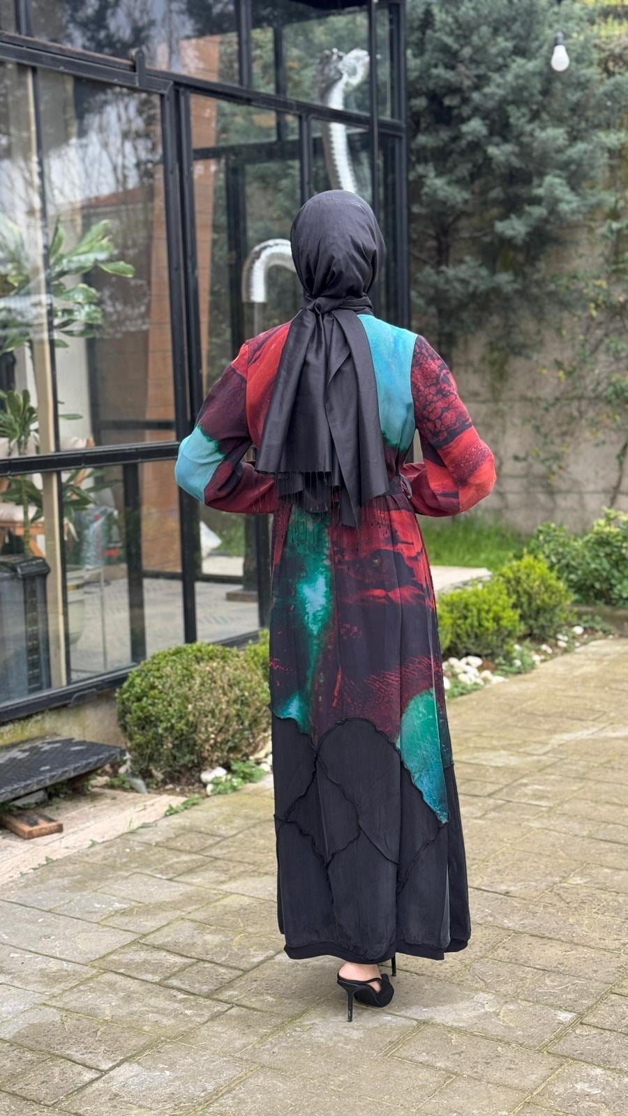 Misswhence Çiçek Desenli Elbise 39802