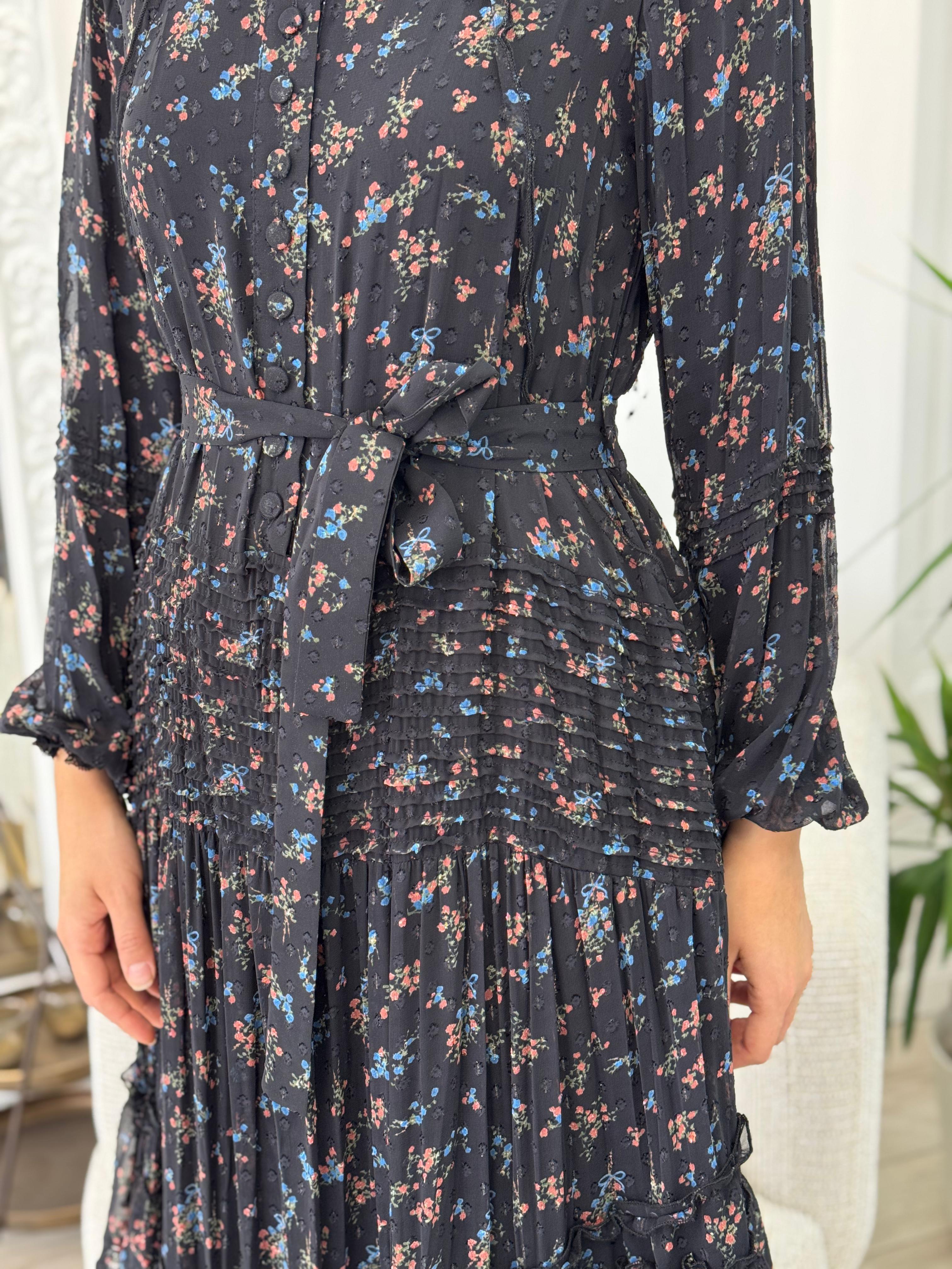 Misswhence Çiçek Detaylı Elbise 37819