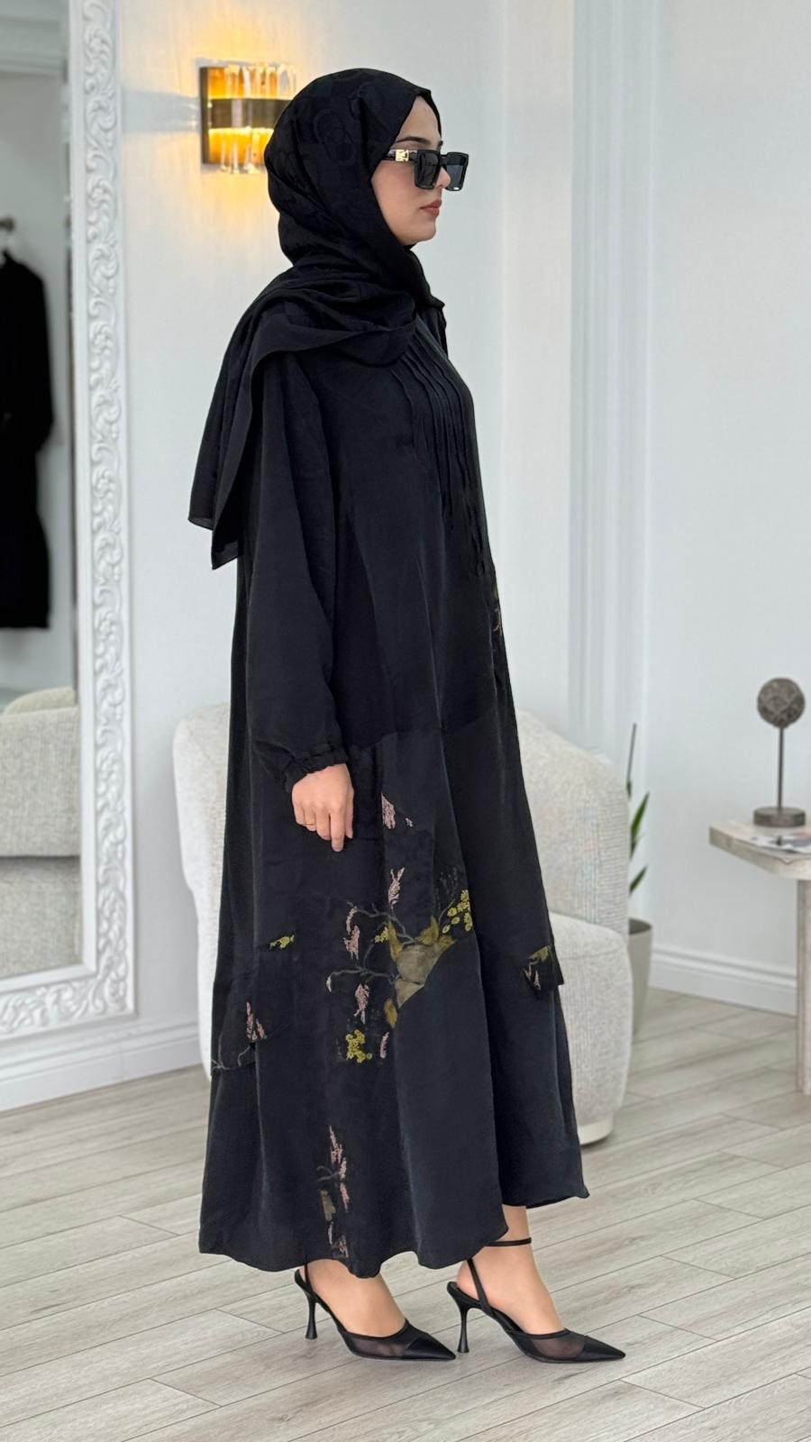 Misswhence Çiçek Şerit Desenli V3310 