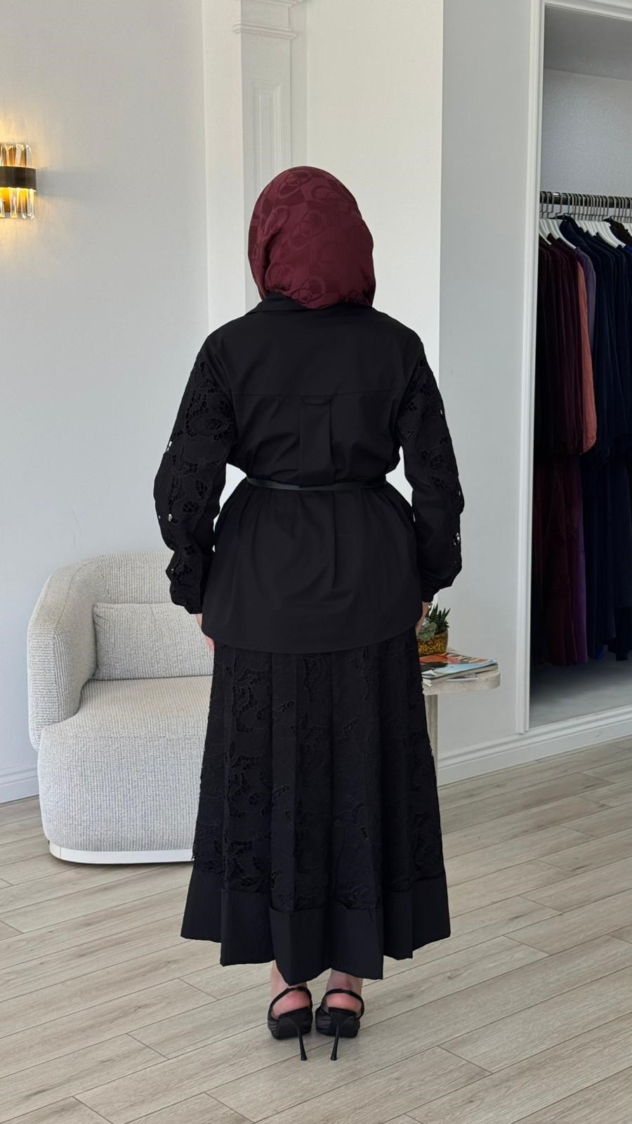 Misswhence Dantel Desenli Takım 39306
