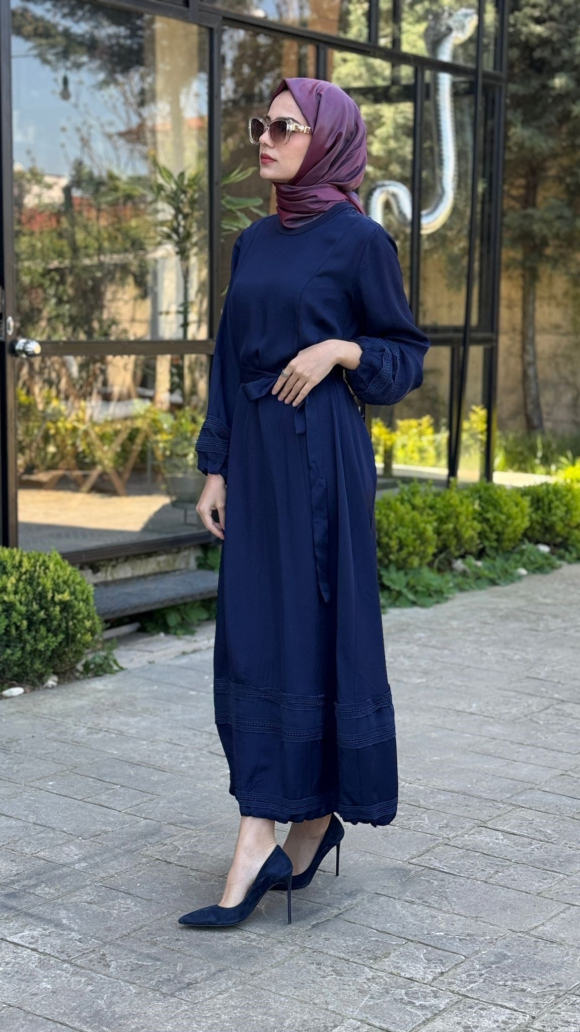 Misswhence Dantel Detaylı Elbise 39836