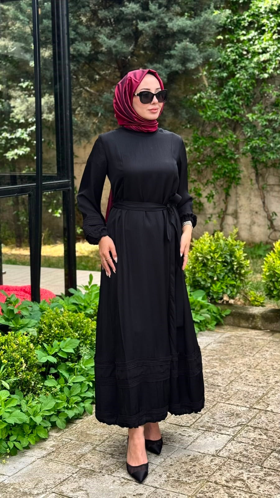 Misswhence Dantel Detaylı Elbise 39836