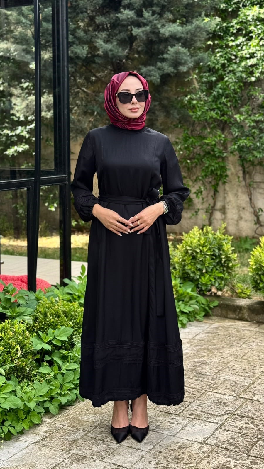 Misswhence Dantel Detaylı Elbise 39836