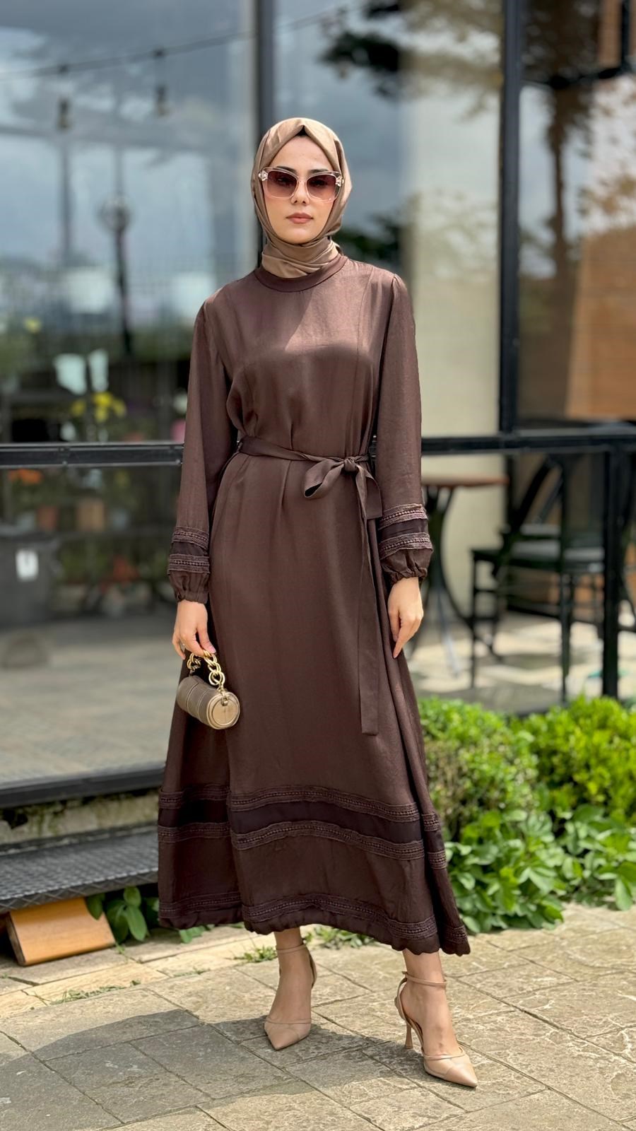 Misswhence Dantel Detaylı Elbise 39836