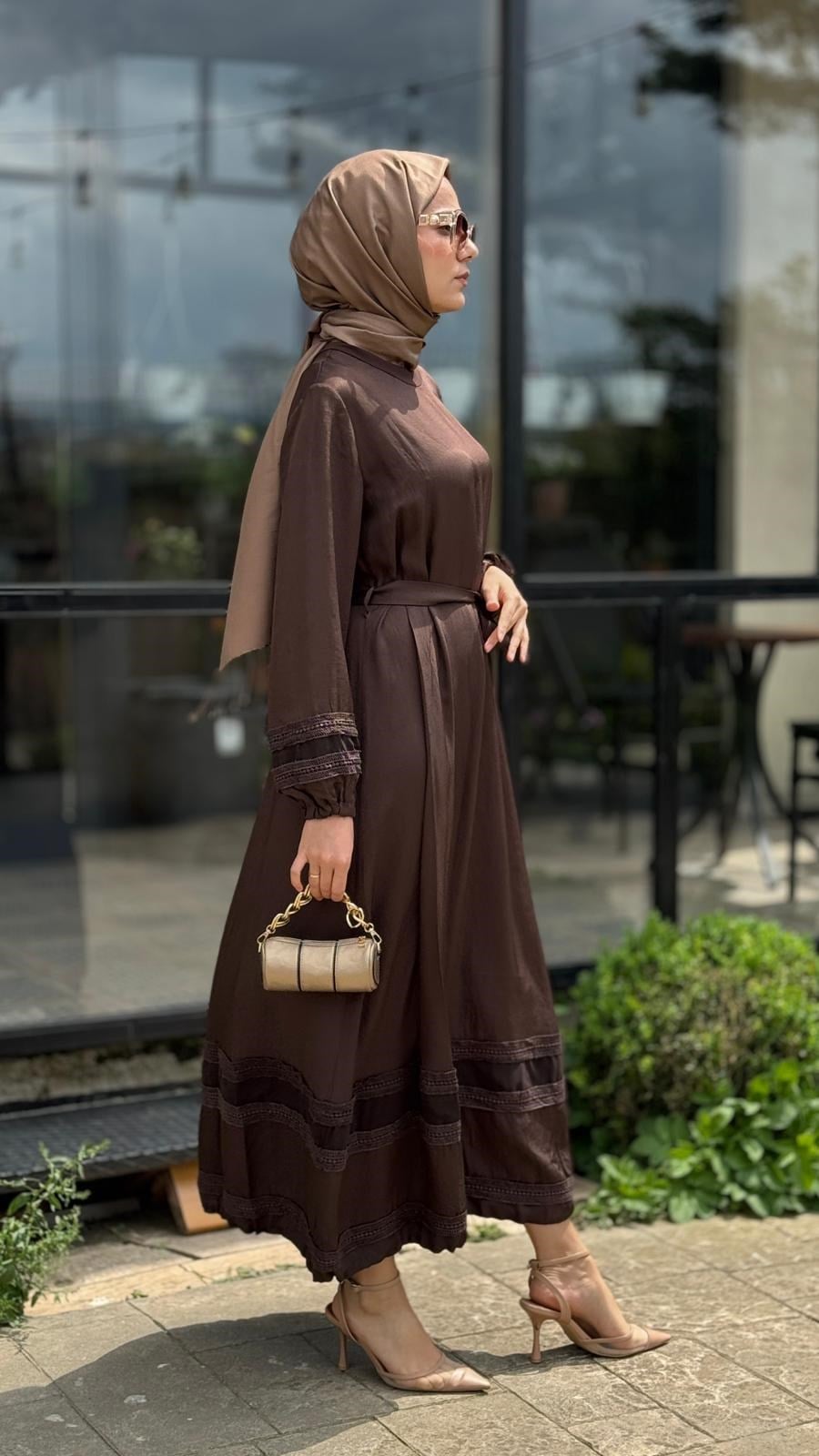 Misswhence Dantel Detaylı Elbise 39836