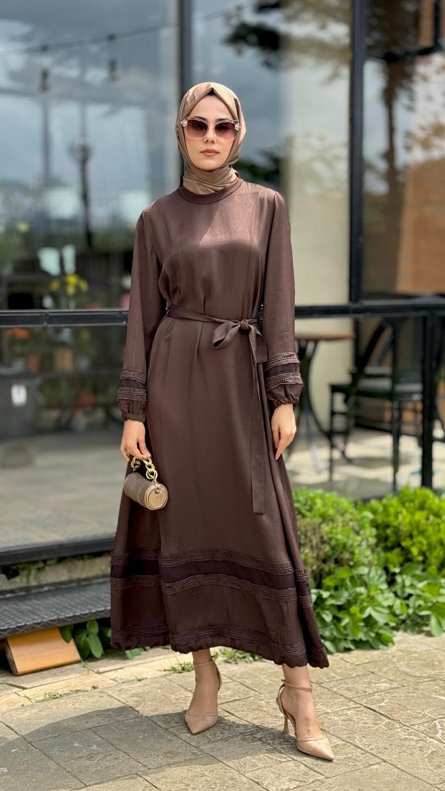 Misswhence Dantel Detaylı Elbise 39836