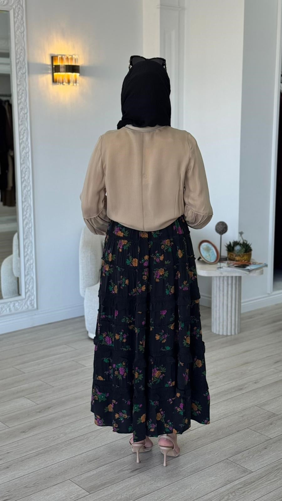 Misswhence Desenli Etek 39933