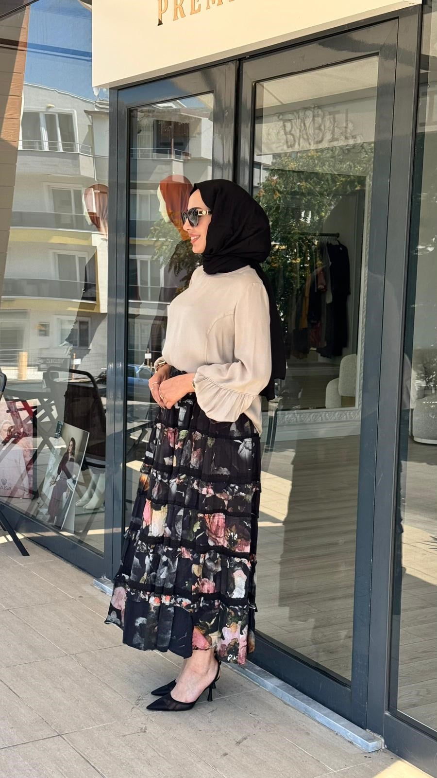 Misswhence Desenli Etek 39933