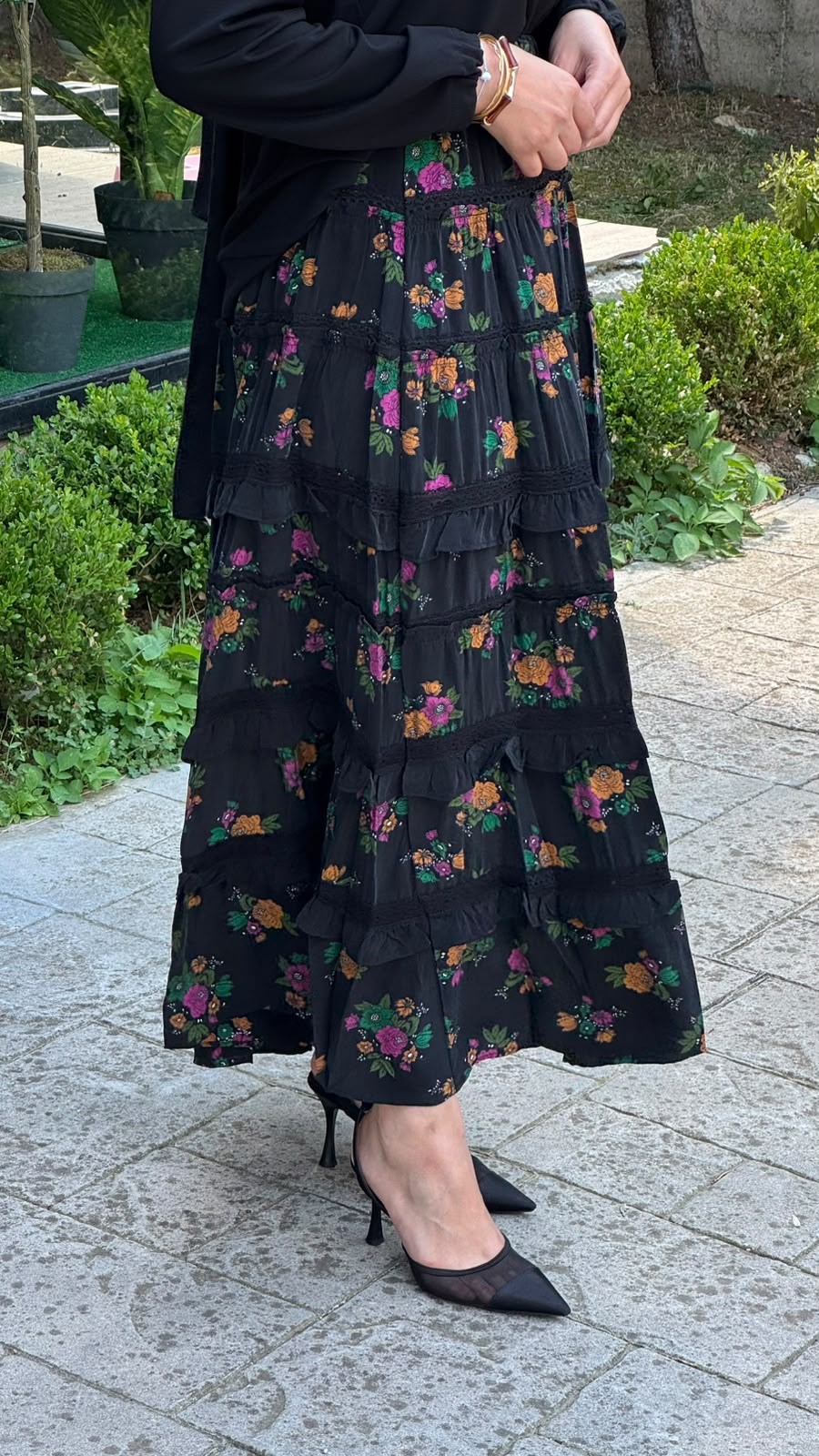 Misswhence Desenli Etek 39933