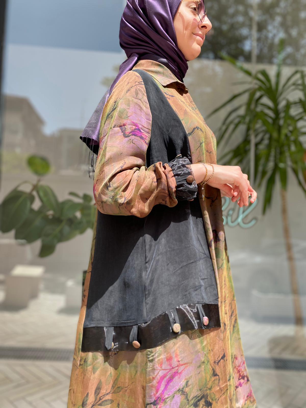 Misswhence Desenli Haki Gömlek 33308