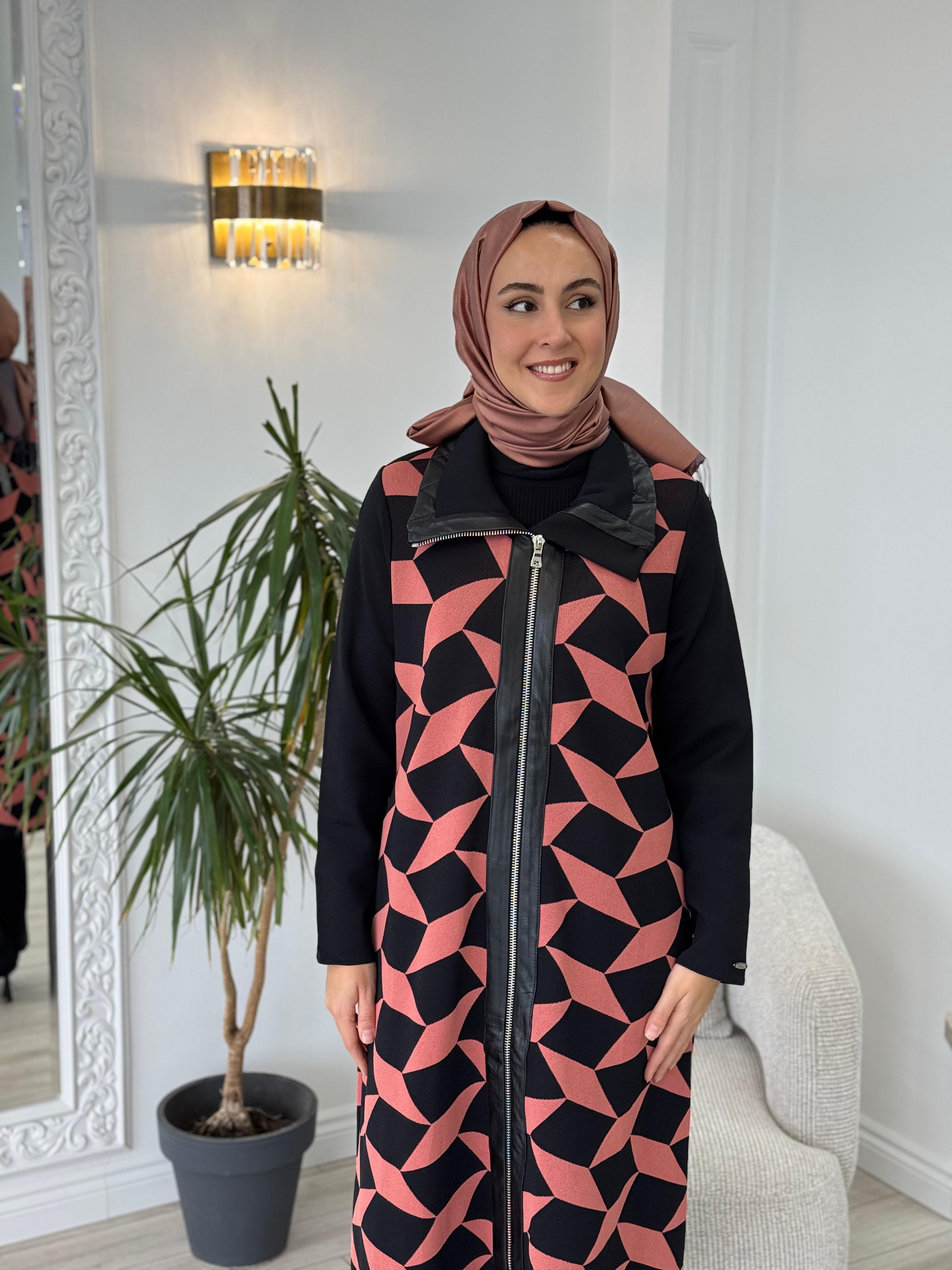 Misswhence Desenli Triko Kap Gül Kurusu Miss 217