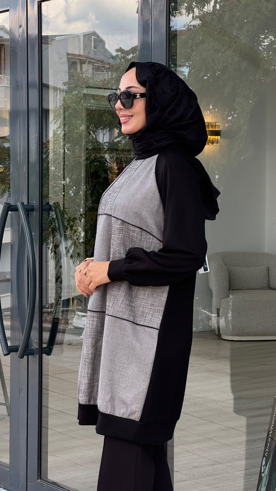 Misswhence Desenli Tunik 40030