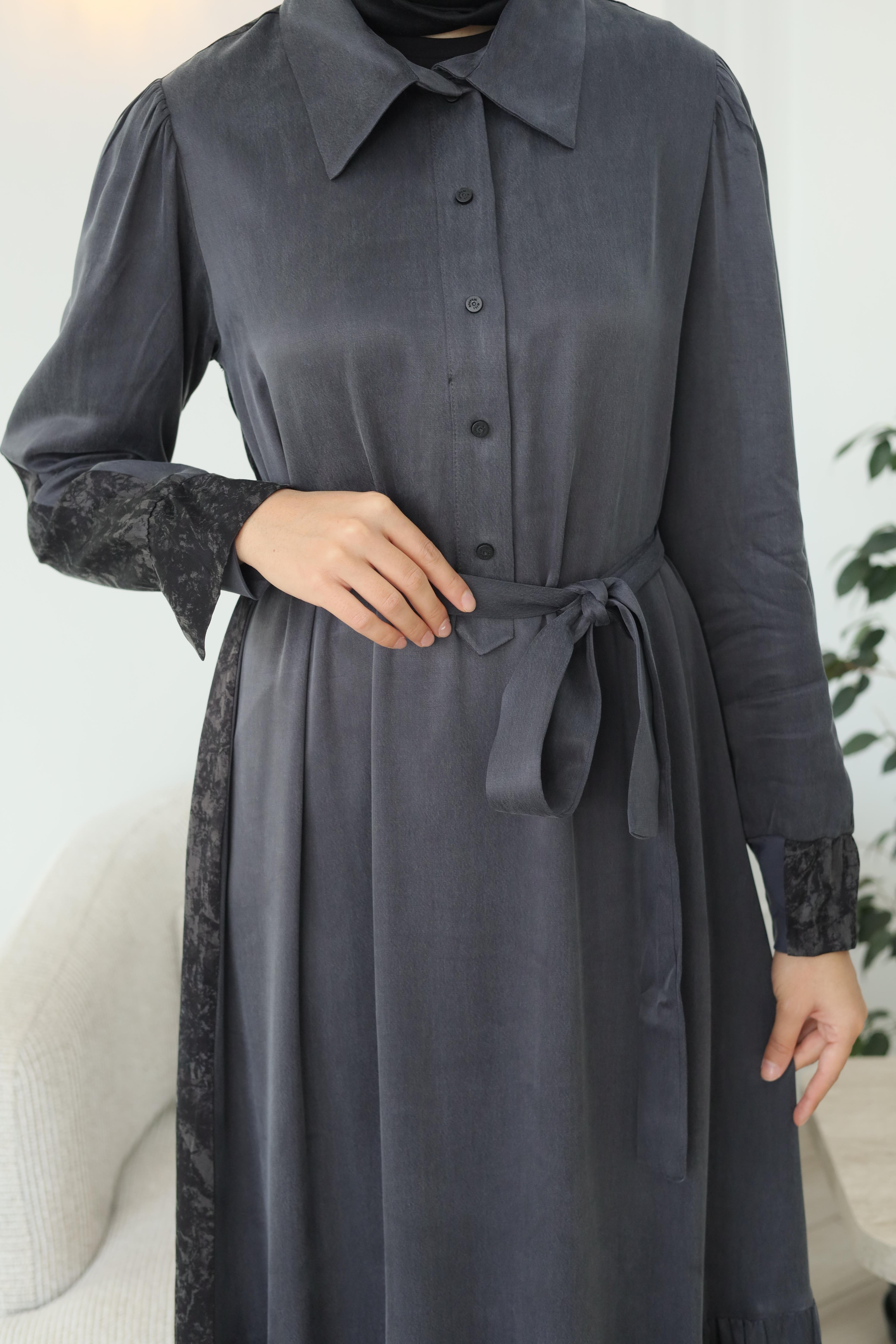 Misswhence Elbise Gri 38827