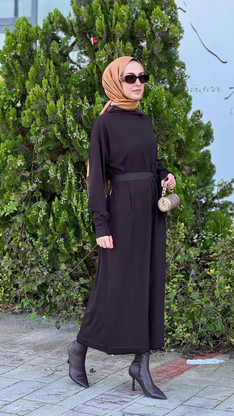 Misswhence Elbise Kahverengi 38822
