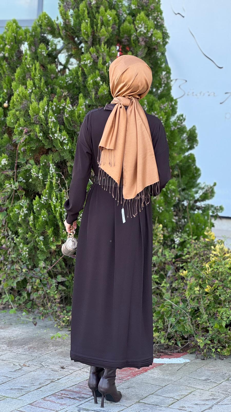 Misswhence Elbise Kahverengi 38822
