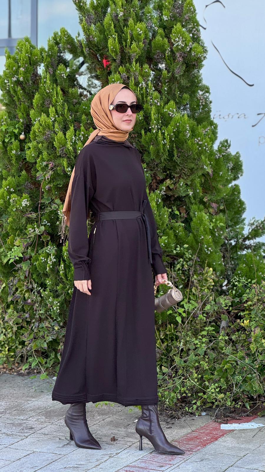 Misswhence Elbise Kahverengi 38822