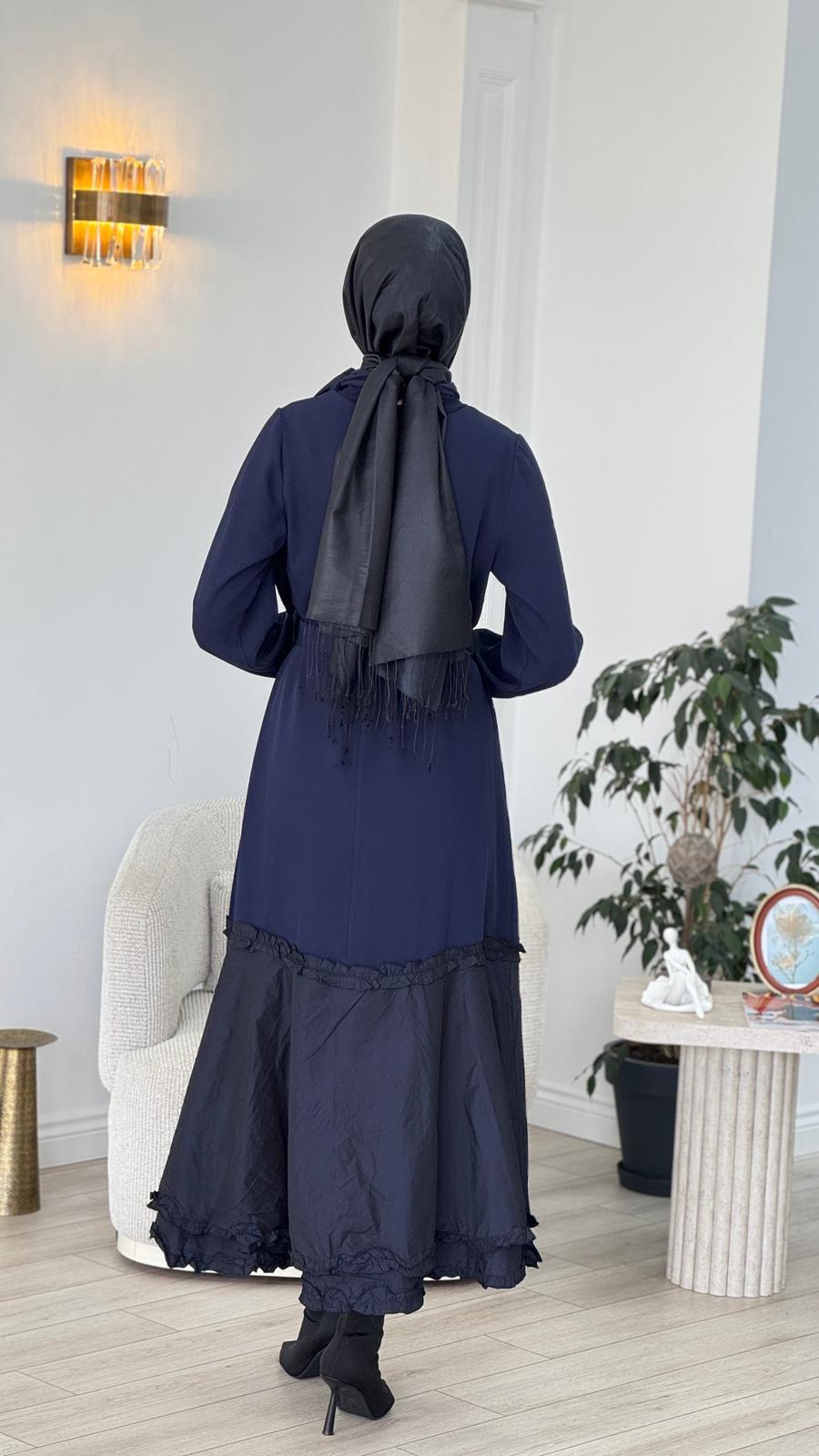 Misswhence Elbise Lacivert 38826
