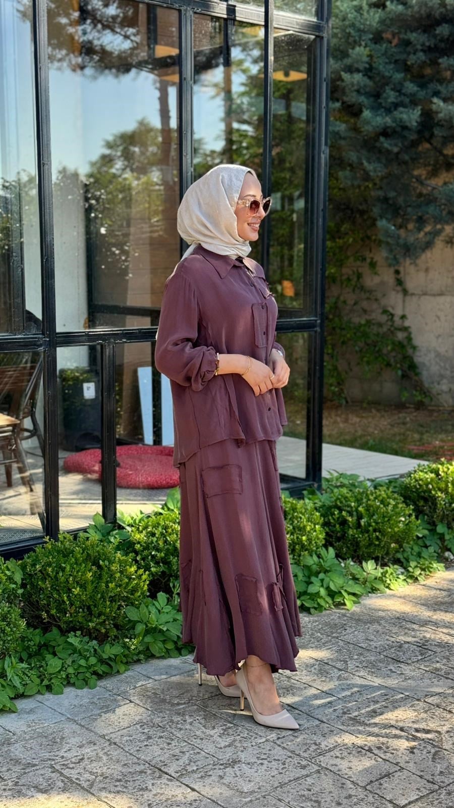 Misswhence Etekli Gömlek Takım 39304