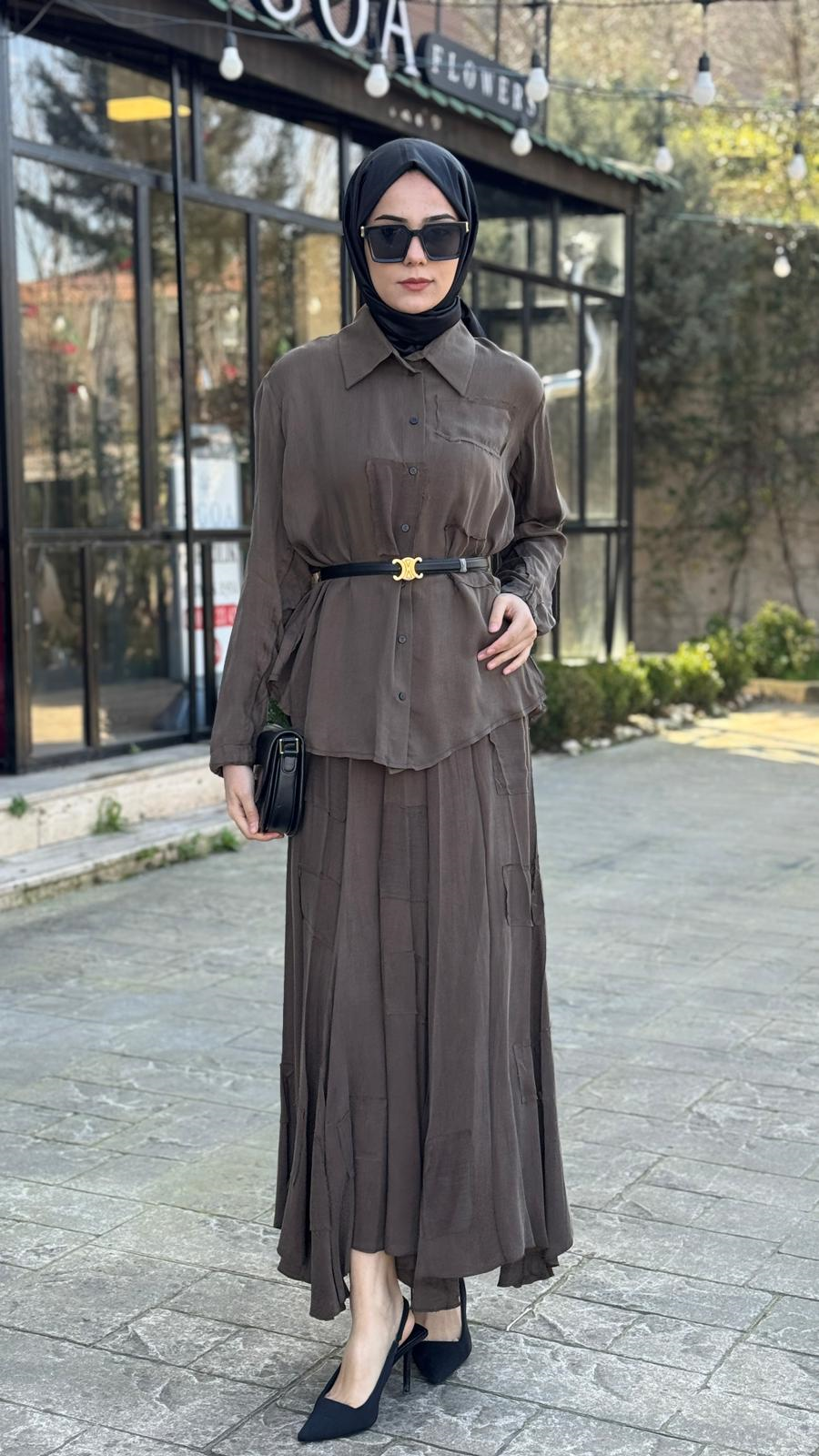 Misswhence Etekli Gömlek Takım 39304