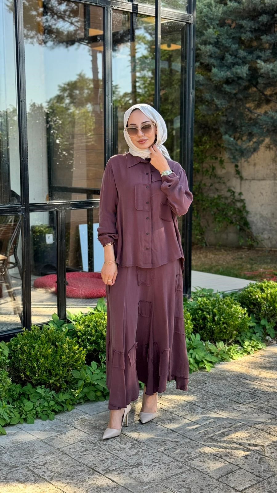 Misswhence Etekli Gömlek Takım 39304
