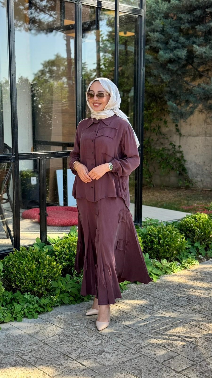 Misswhence Etekli Gömlek Takım 39304