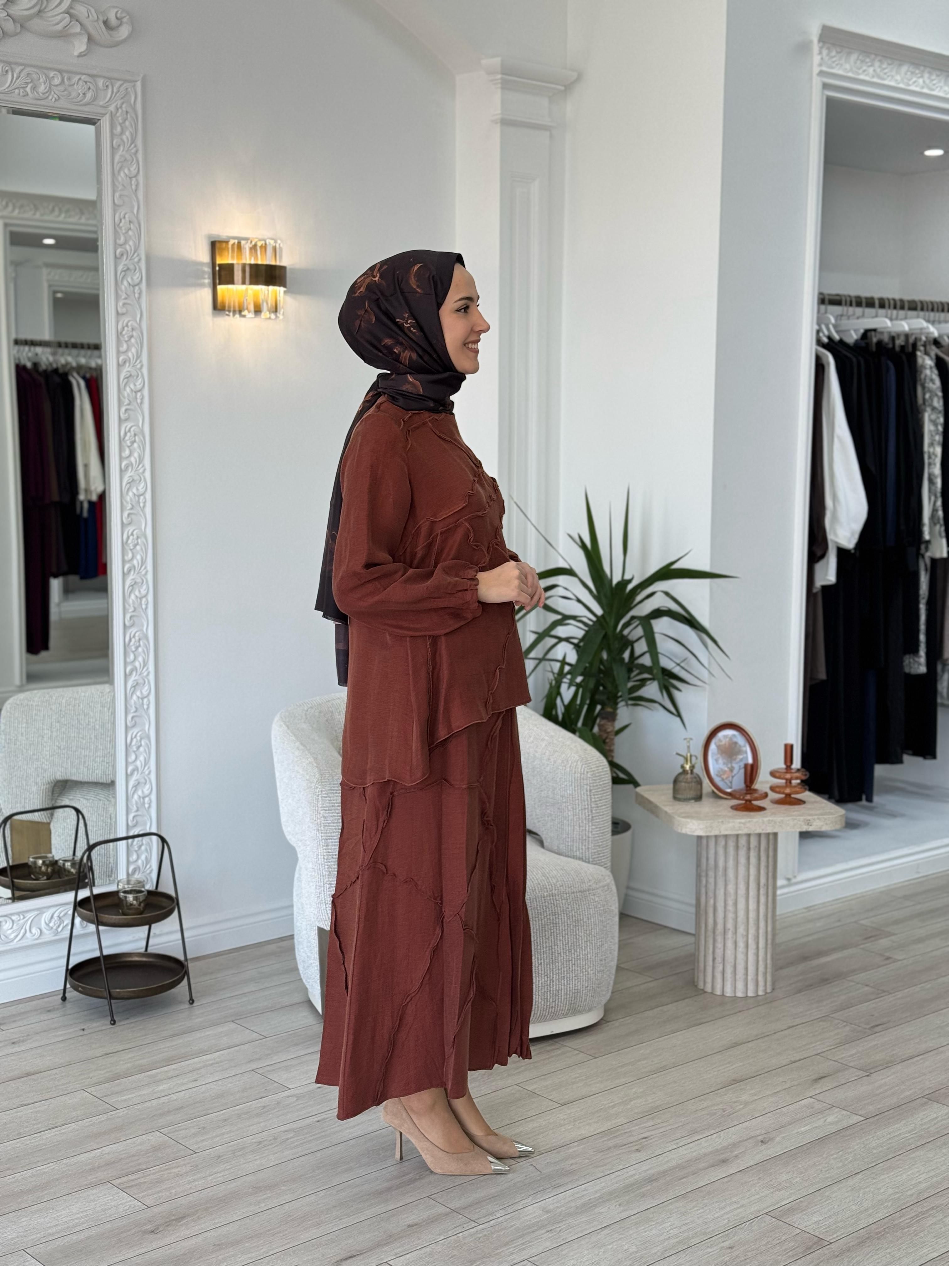 Misswhence Etekli Takım Turuncu 37305