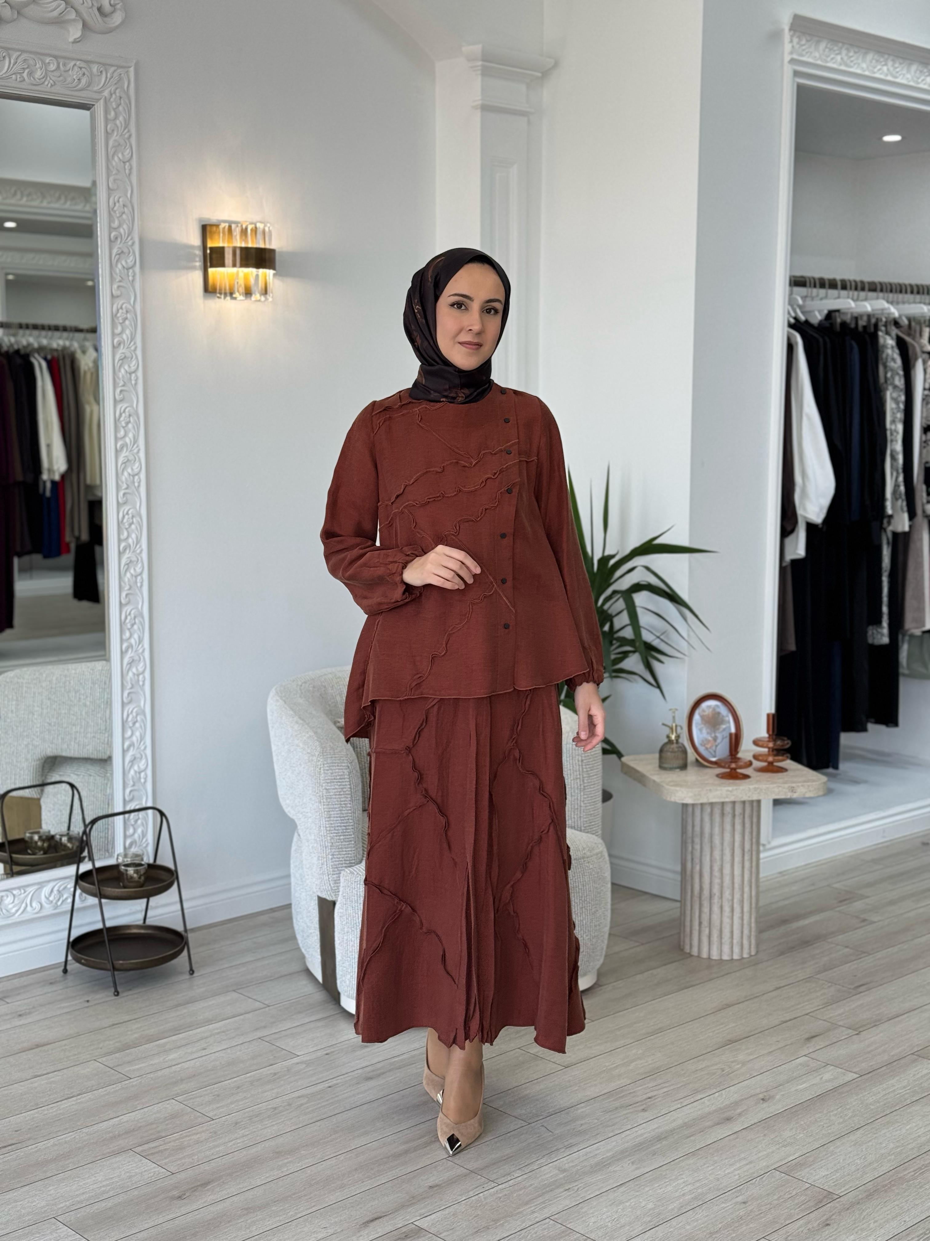 Misswhence Etekli Takım Turuncu 37305