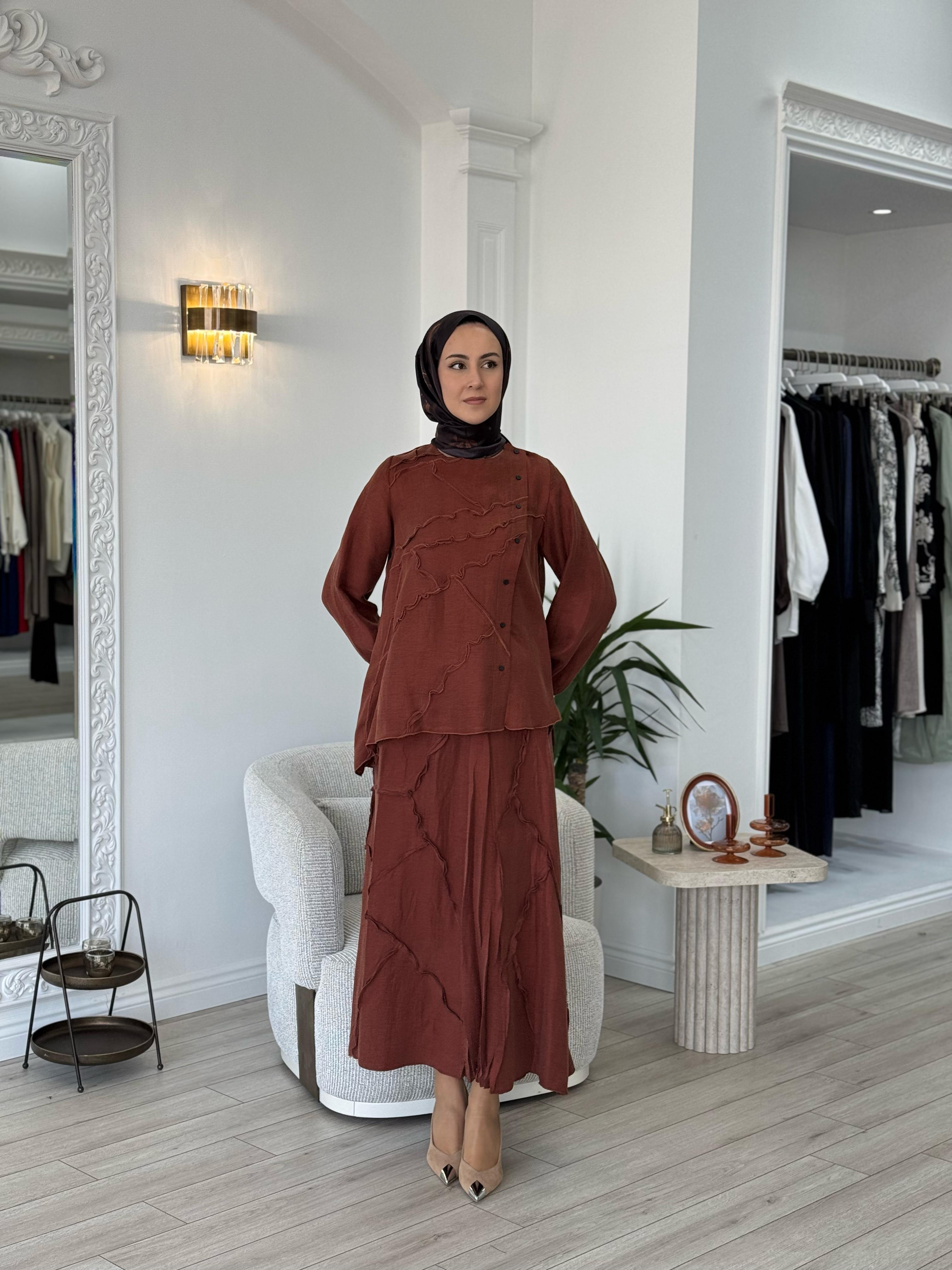 Misswhence Etekli Takım Turuncu 37305