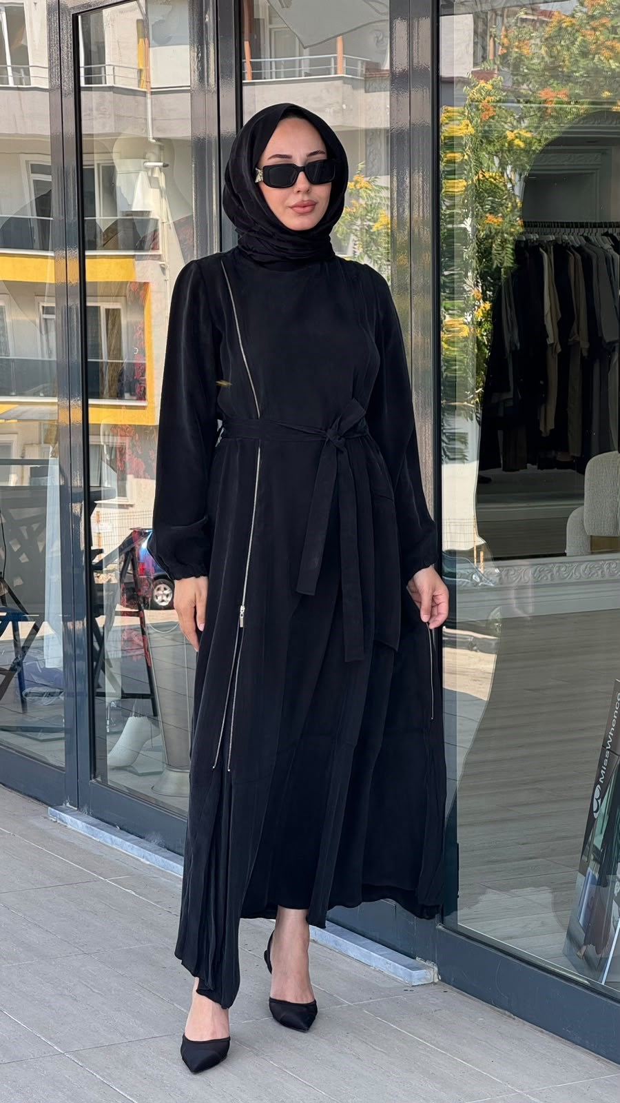 Misswhence Fermuar Detaylı Elbise 39809