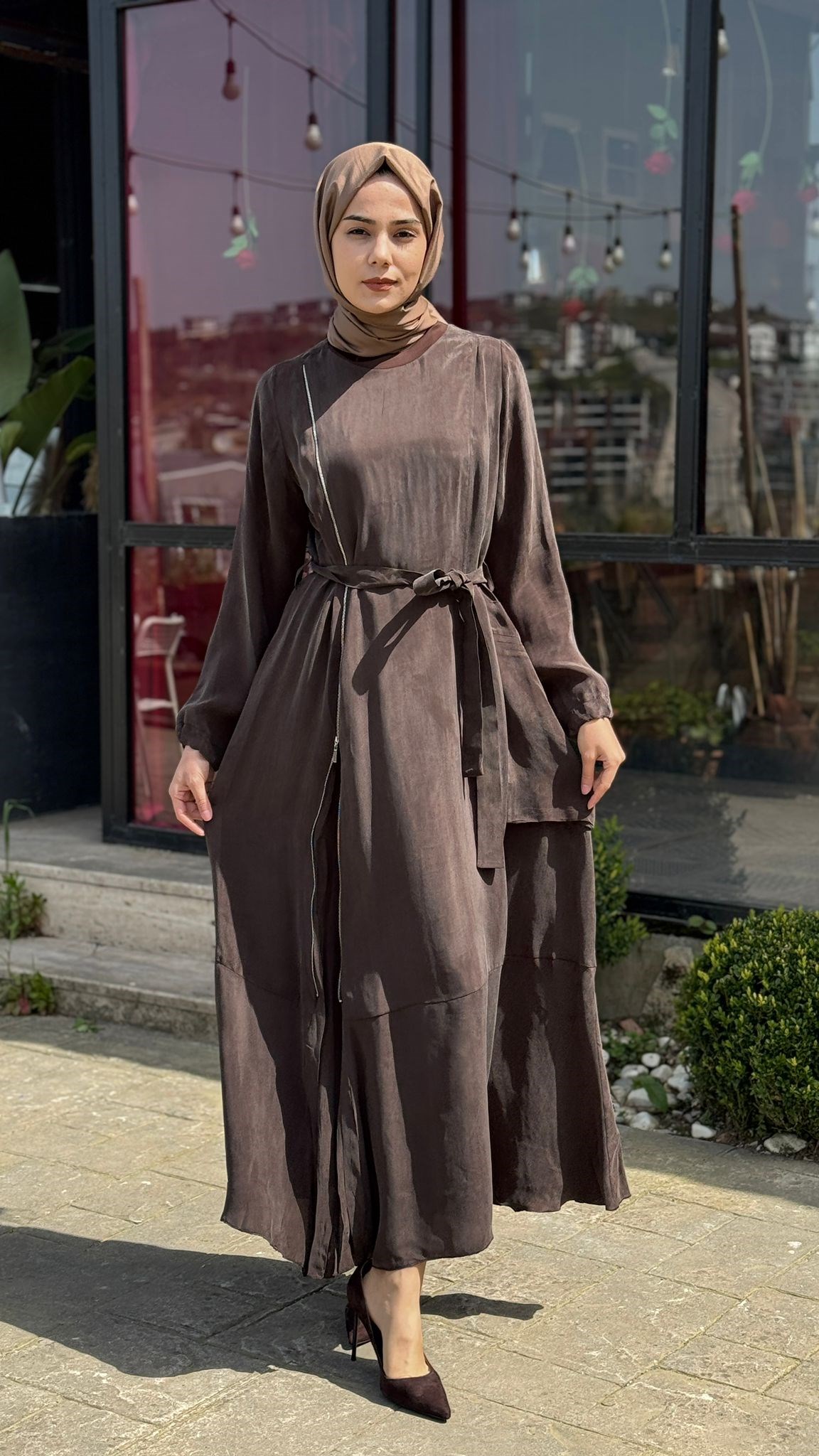 Misswhence Fermuar Detaylı Elbise 39809