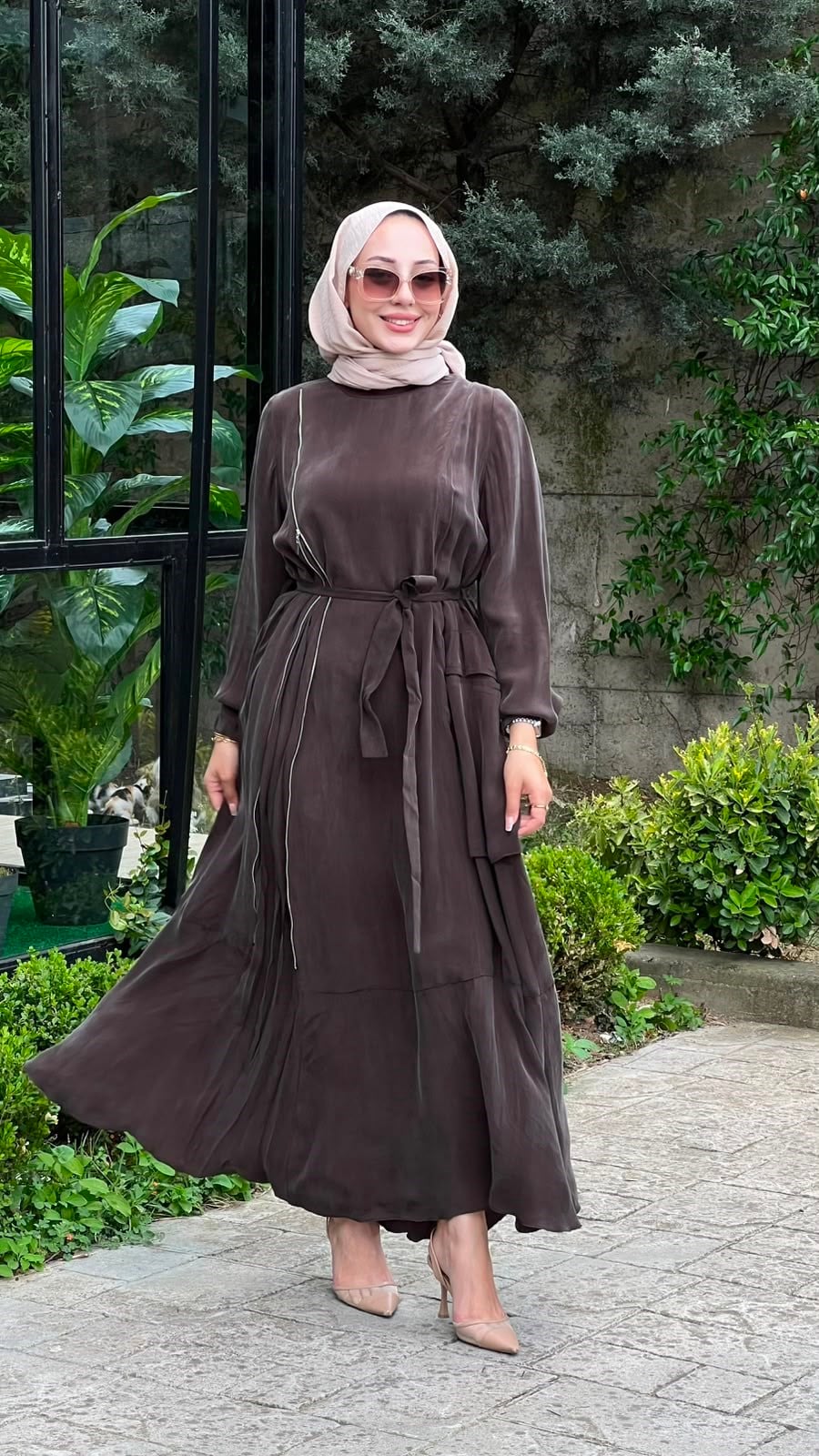 Misswhence Fermuar Detaylı Elbise 39809