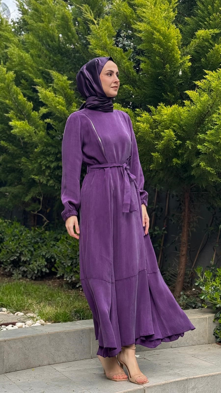 Misswhence Fermuar Detaylı Elbise 39809