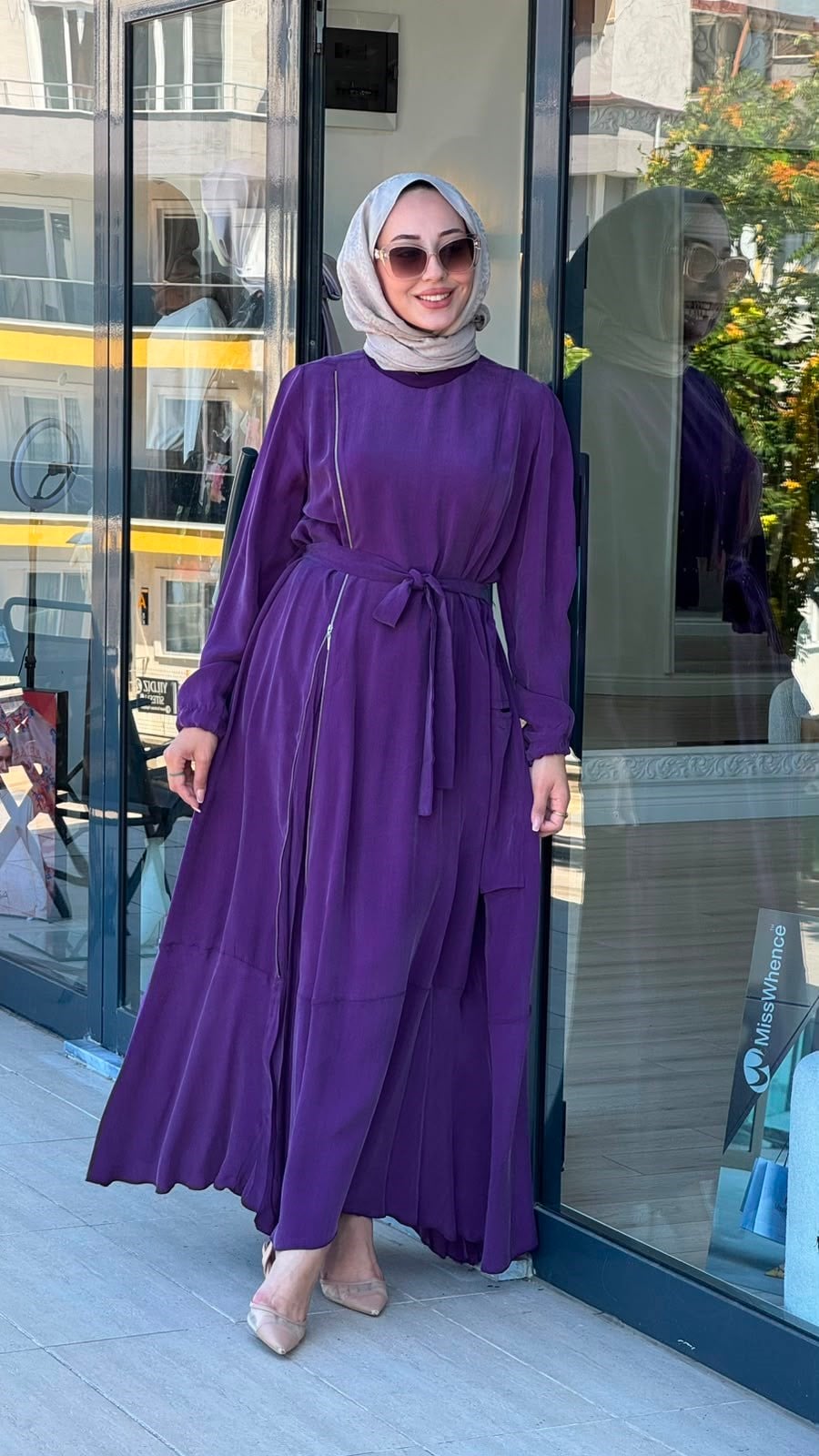 Misswhence Fermuar Detaylı Elbise 39809