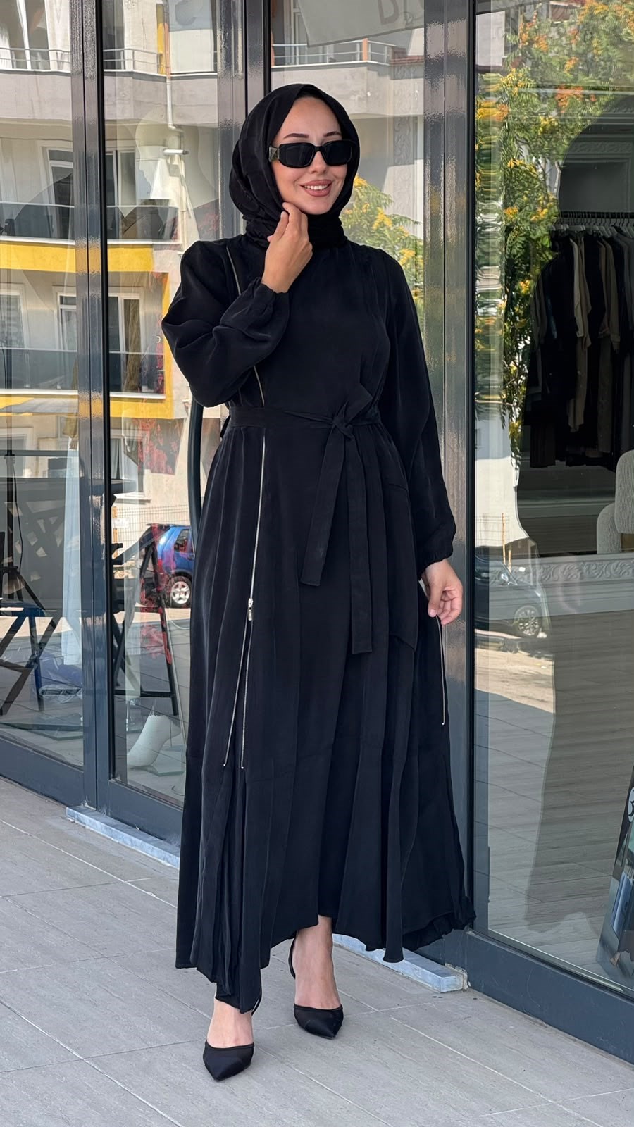 Misswhence Fermuar Detaylı Elbise 39809