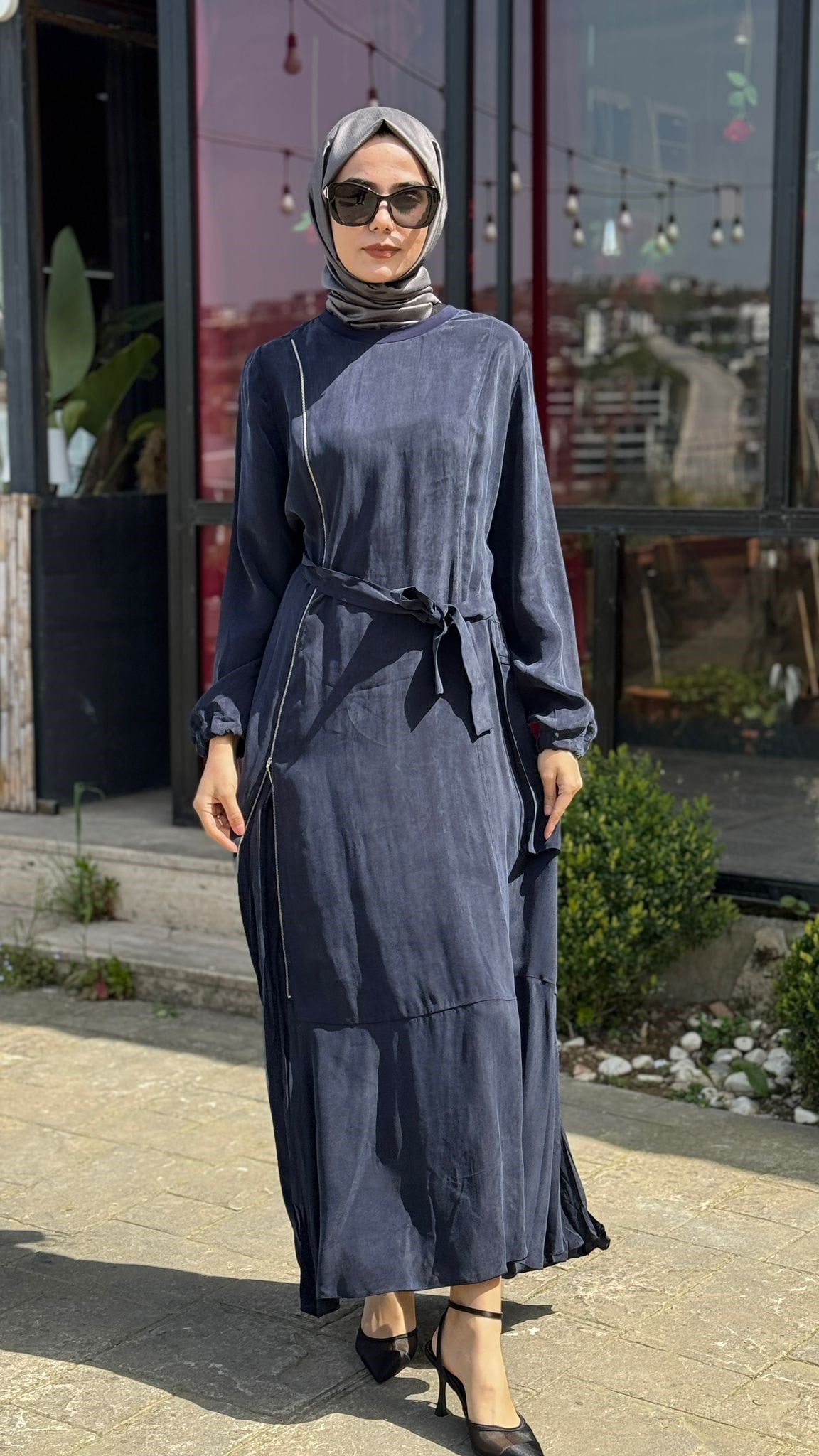 Misswhence Fermuar Detaylı Elbise 39809