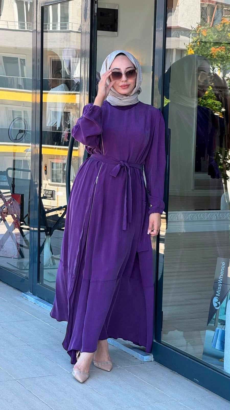 Misswhence Fermuar Detaylı Elbise 39809