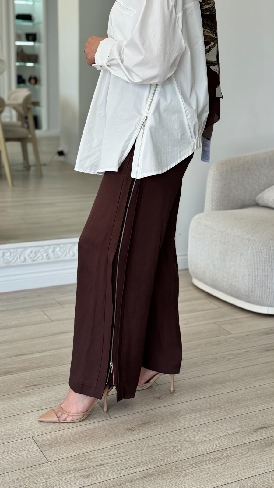 Misswhence Fermuar Detaylı Pantolon 39114